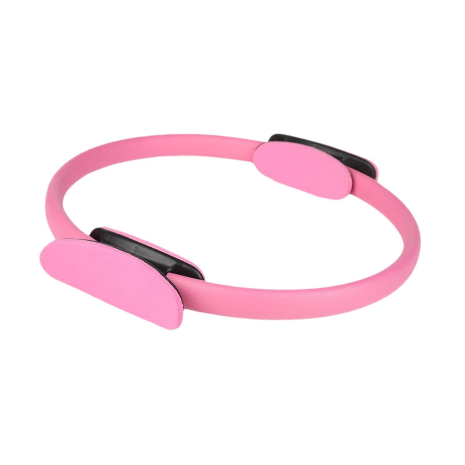 Pilates Ring Circle Workout for Women Men for Back Abdominal Muscle Shoulder Pink