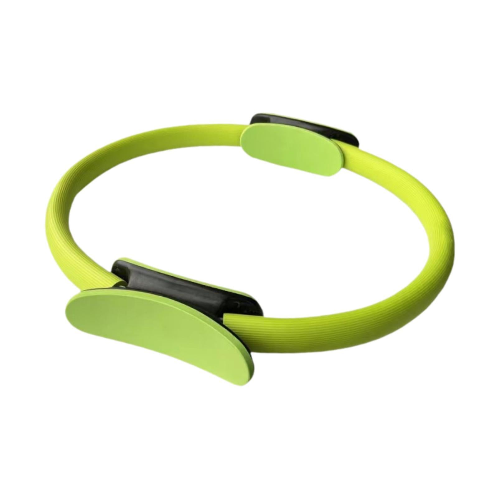 Pilates Ring Circle Workout for Women Men for Back Abdominal Muscle Shoulder Green