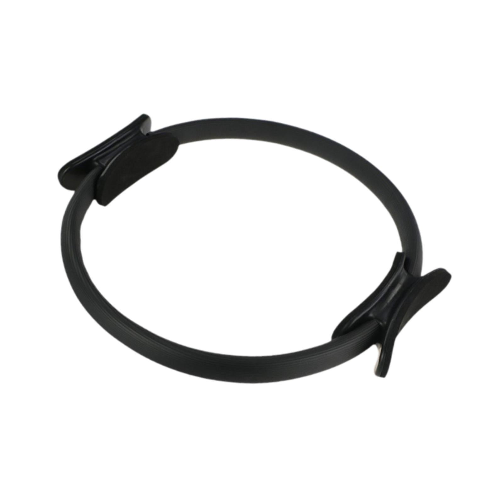 Pilates Ring Circle Workout for Women Men for Back Abdominal Muscle Shoulder Black