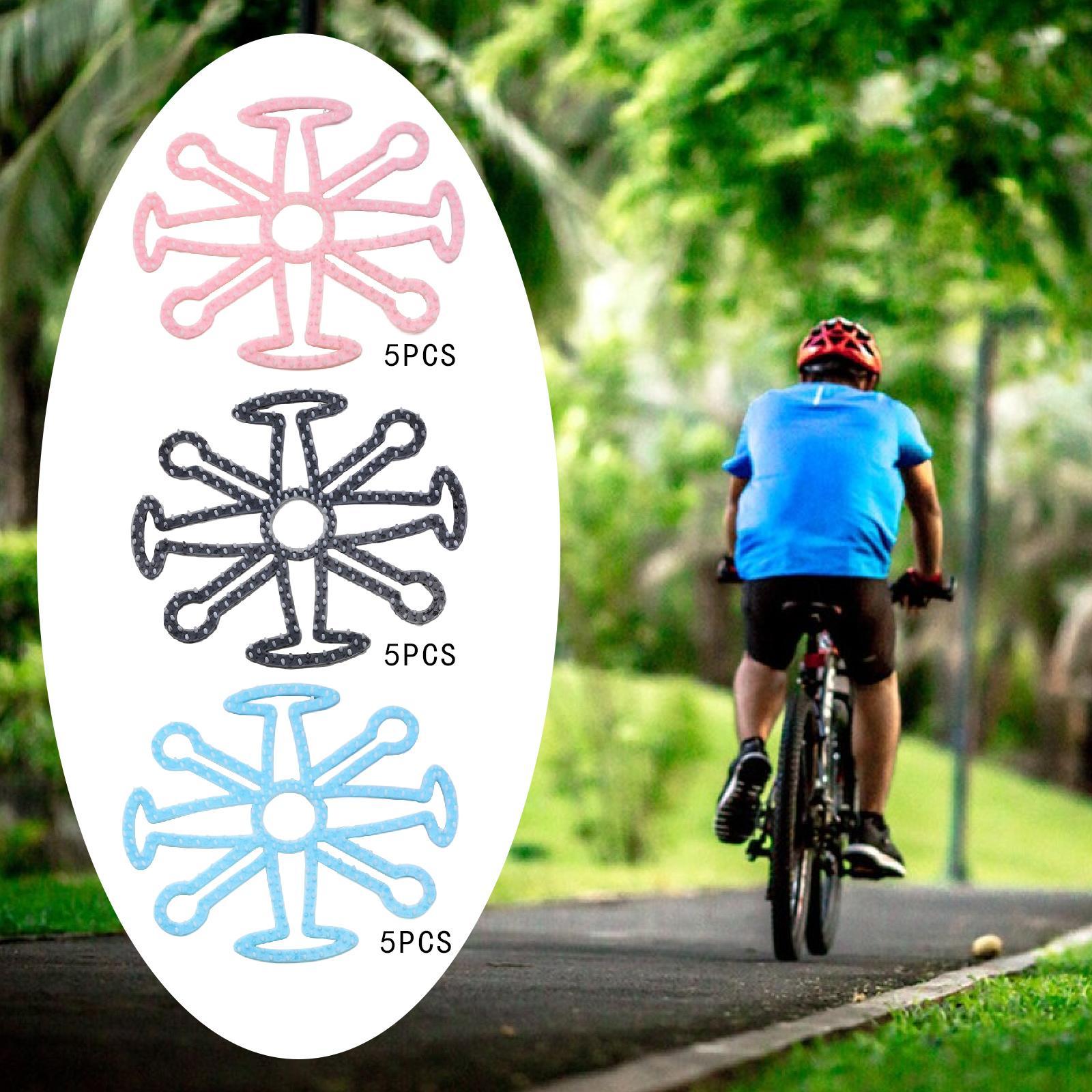 5x Bike Helmet Pads Breathable Comfortable Soft Replacement for Bike Cycling Pink