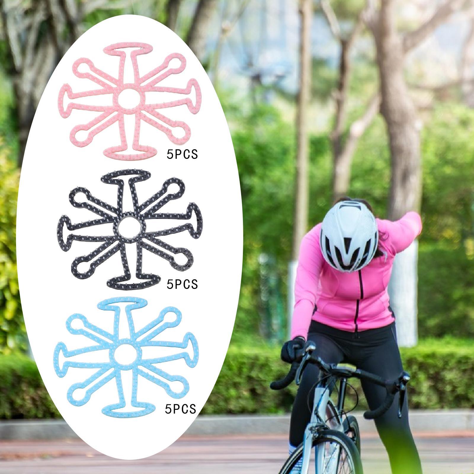 5x Bike Helmet Pads Breathable Comfortable Soft Replacement for Bike Cycling Pink