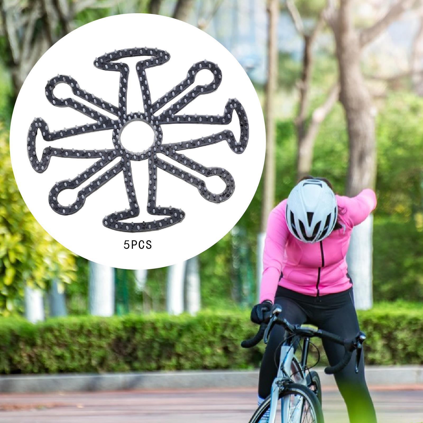5x Bike Helmet Pads Breathable Comfortable Soft Replacement for Bike Cycling Black