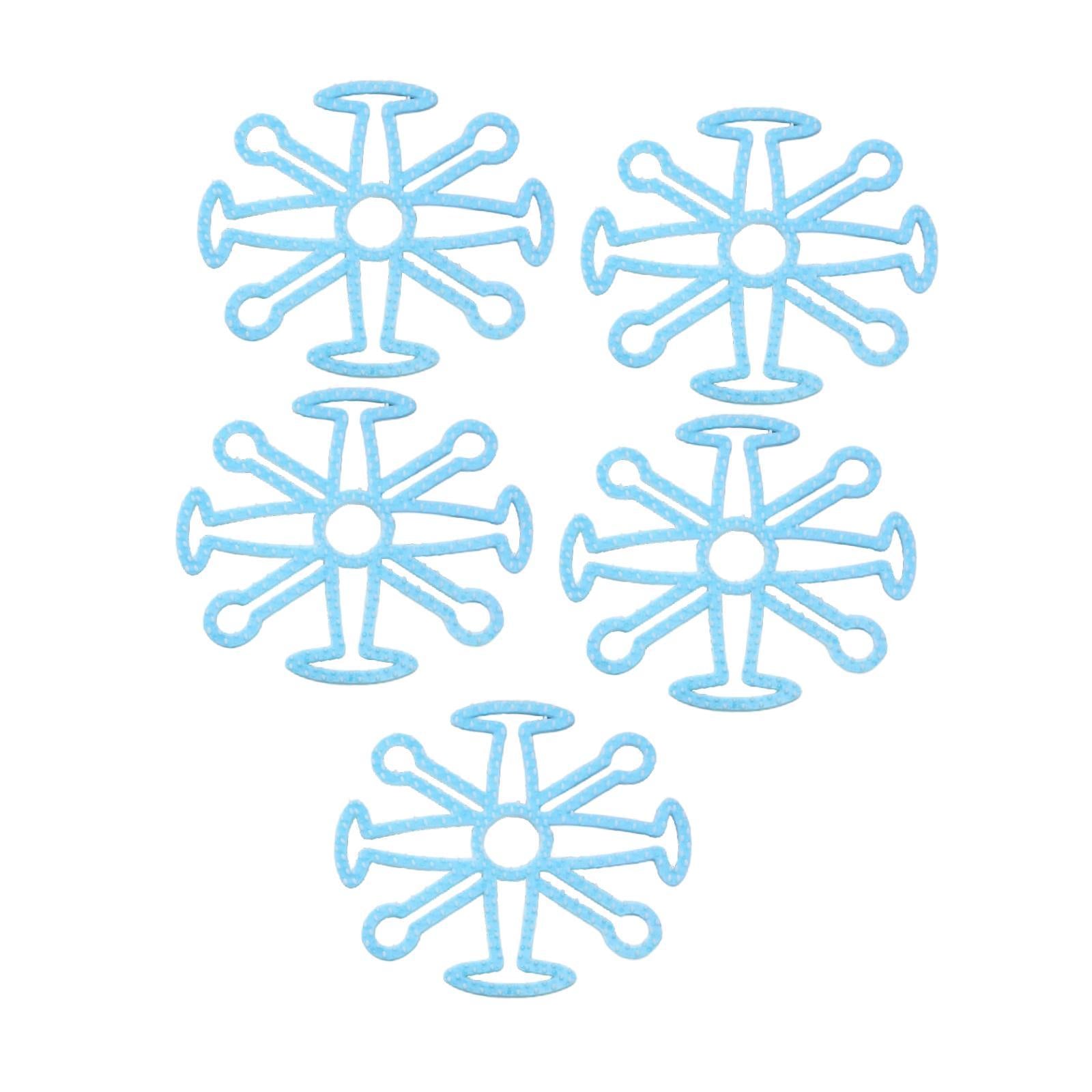 5x Bike Helmet Pads Breathable Comfortable Soft Replacement for Bike Cycling Blue