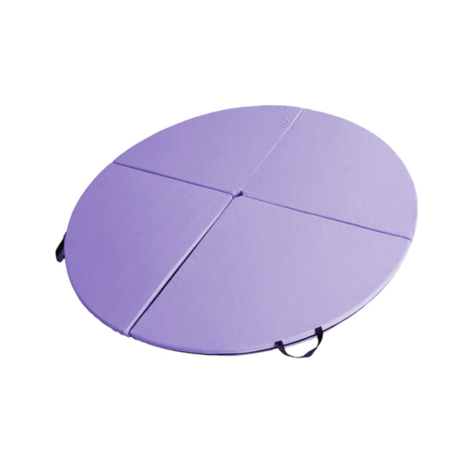 Folding Pole Dance Mat Portable Foldable Yoga Mat for Fitness Studio Workout Purple