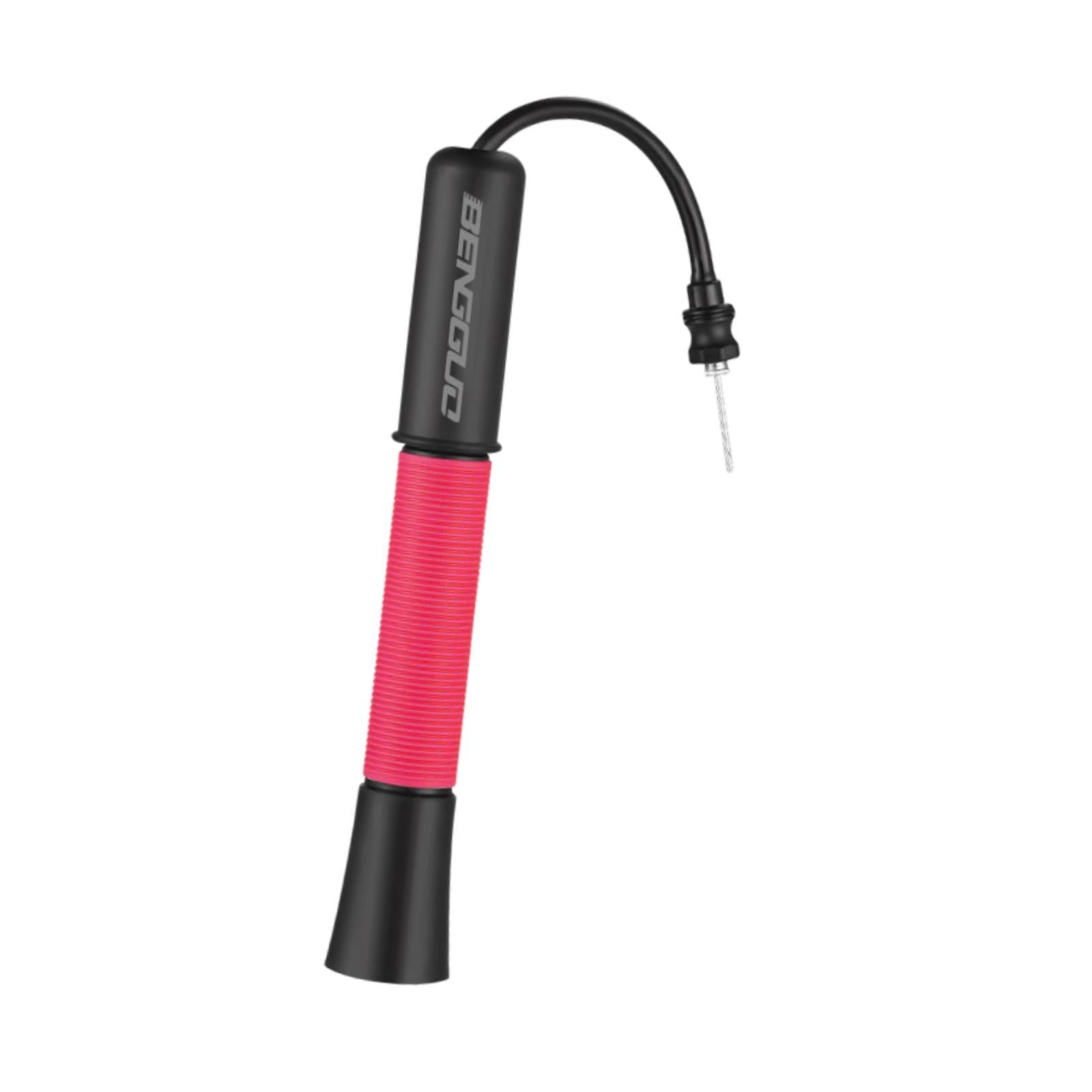 Ball Pump Convenient Manual Pump Air Pump for Rugby Ball Sports Balls Soccer Black and Red