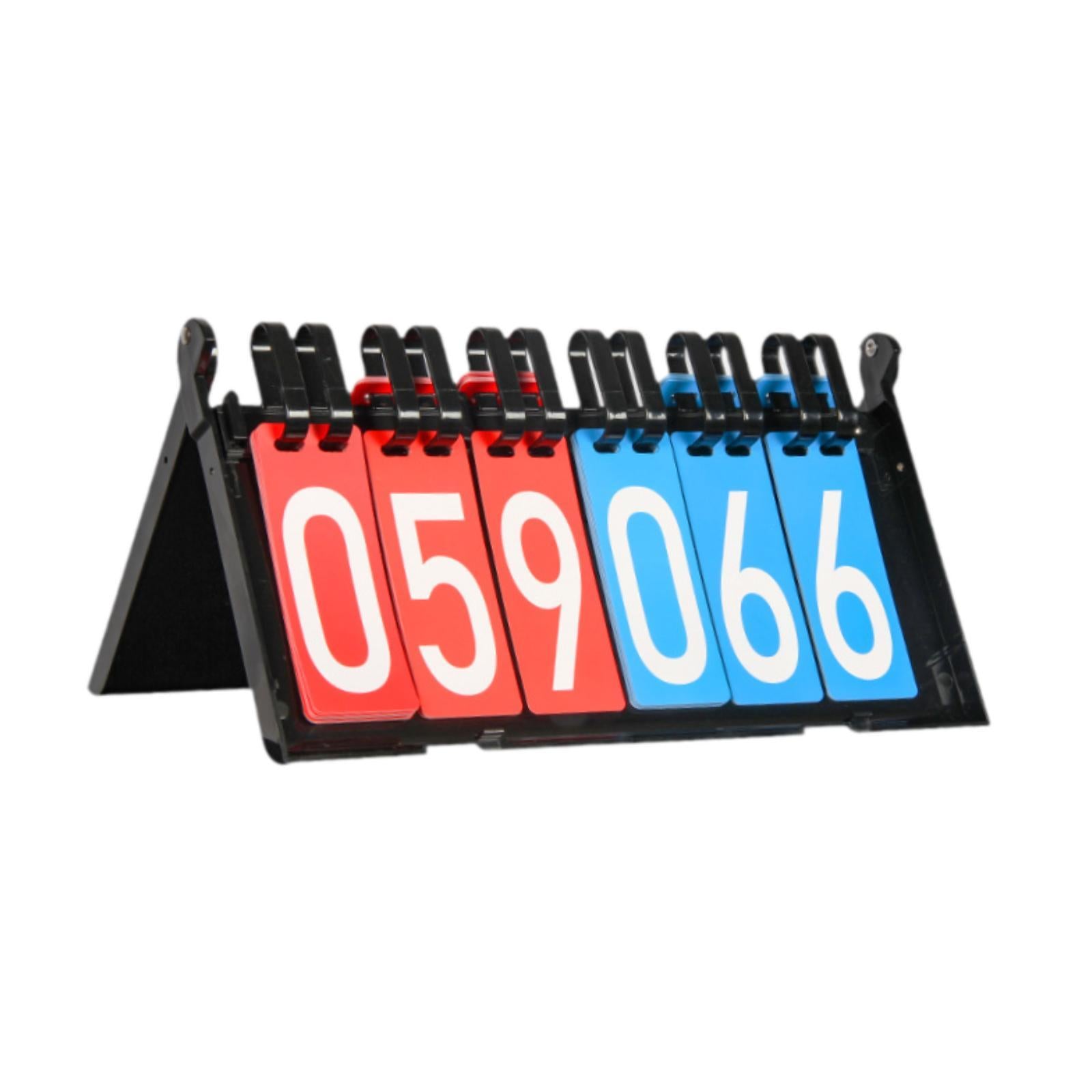 Flip Score Board Scoreboard for Basketball Pingpong Ball Table Tennis