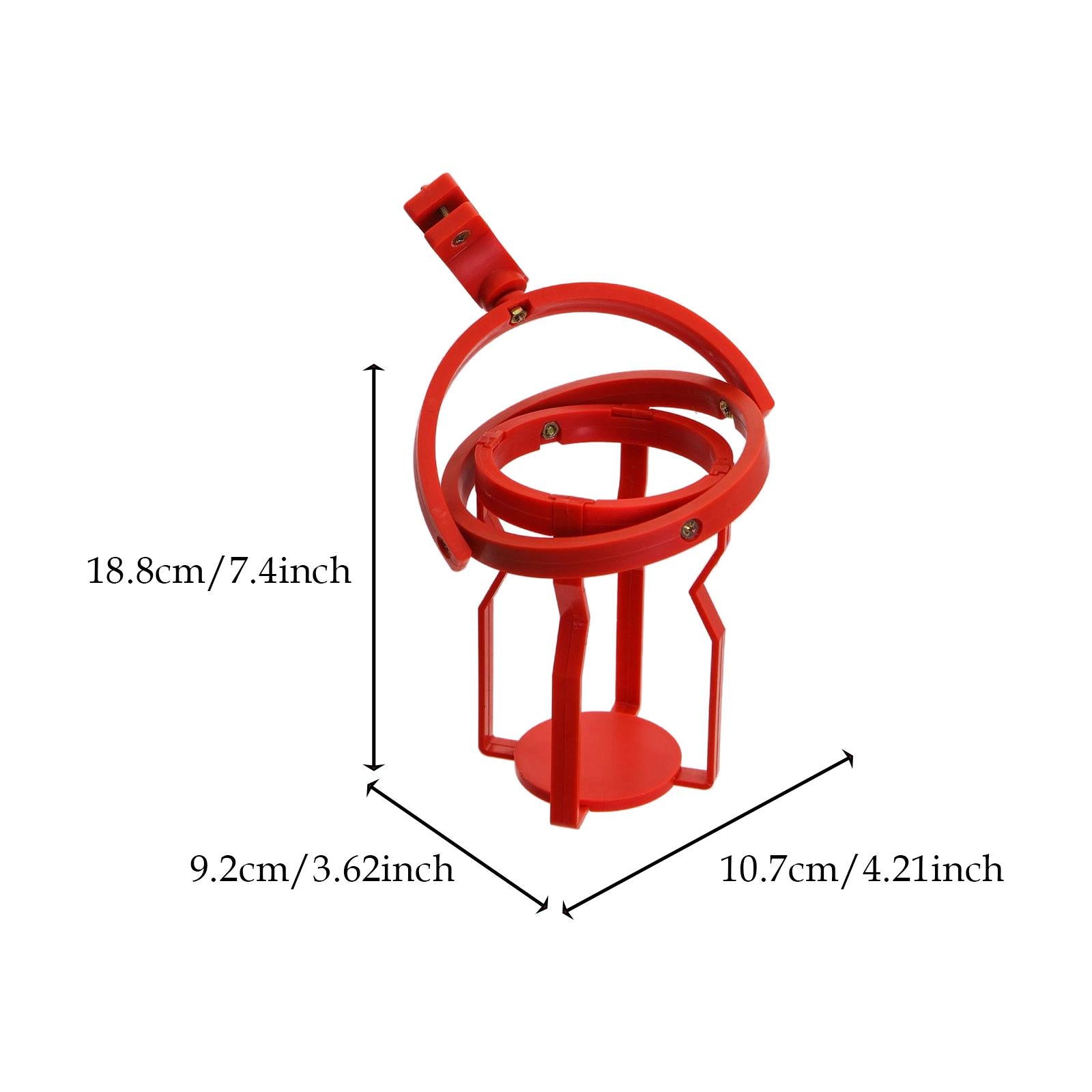 Bike Water Bottle Holder Kettle Cup Holder Universal Bike Water Drink Holder red