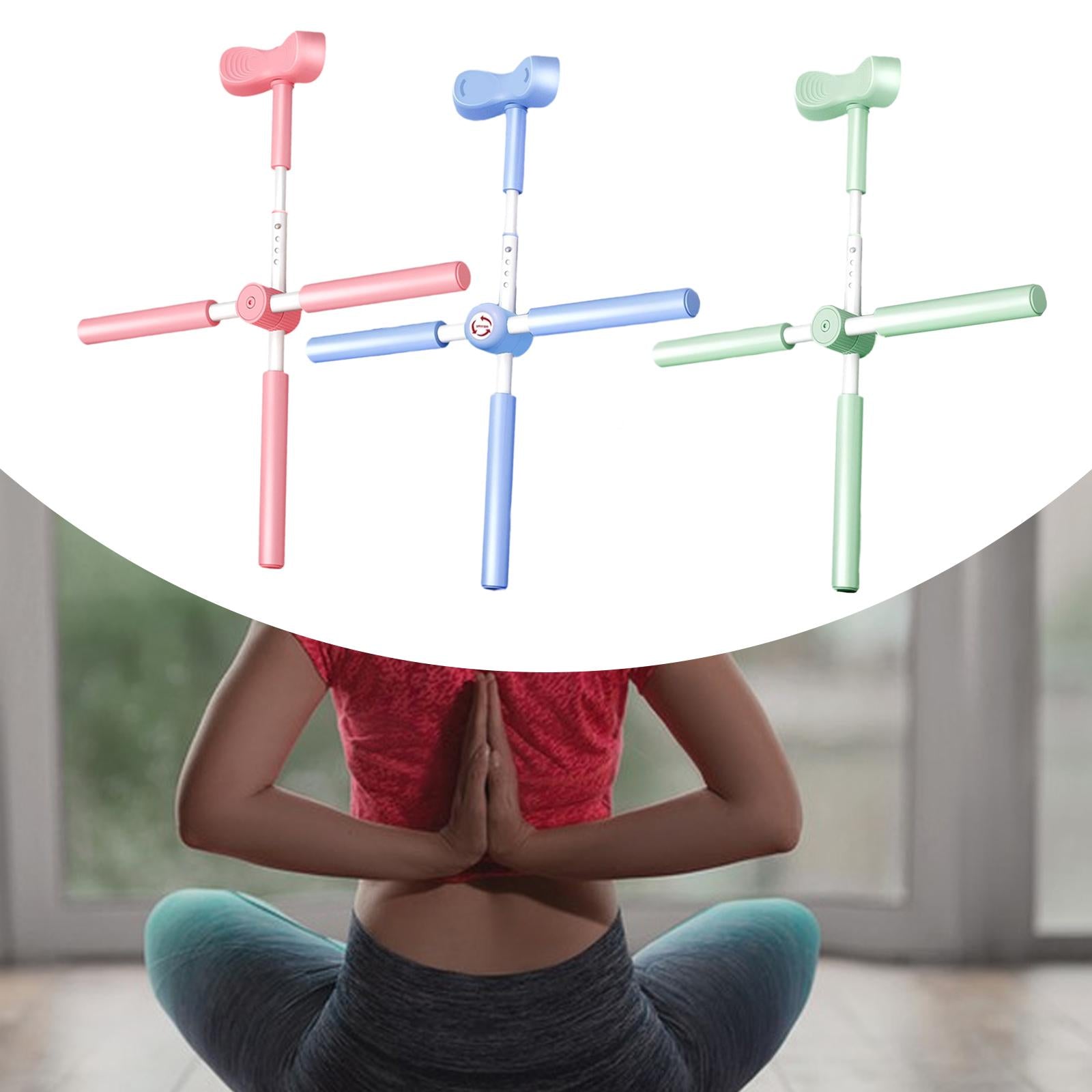 Yoga Stick Comfortable Headrest Four Adjustable Levels Dance Cross Open Back Pink