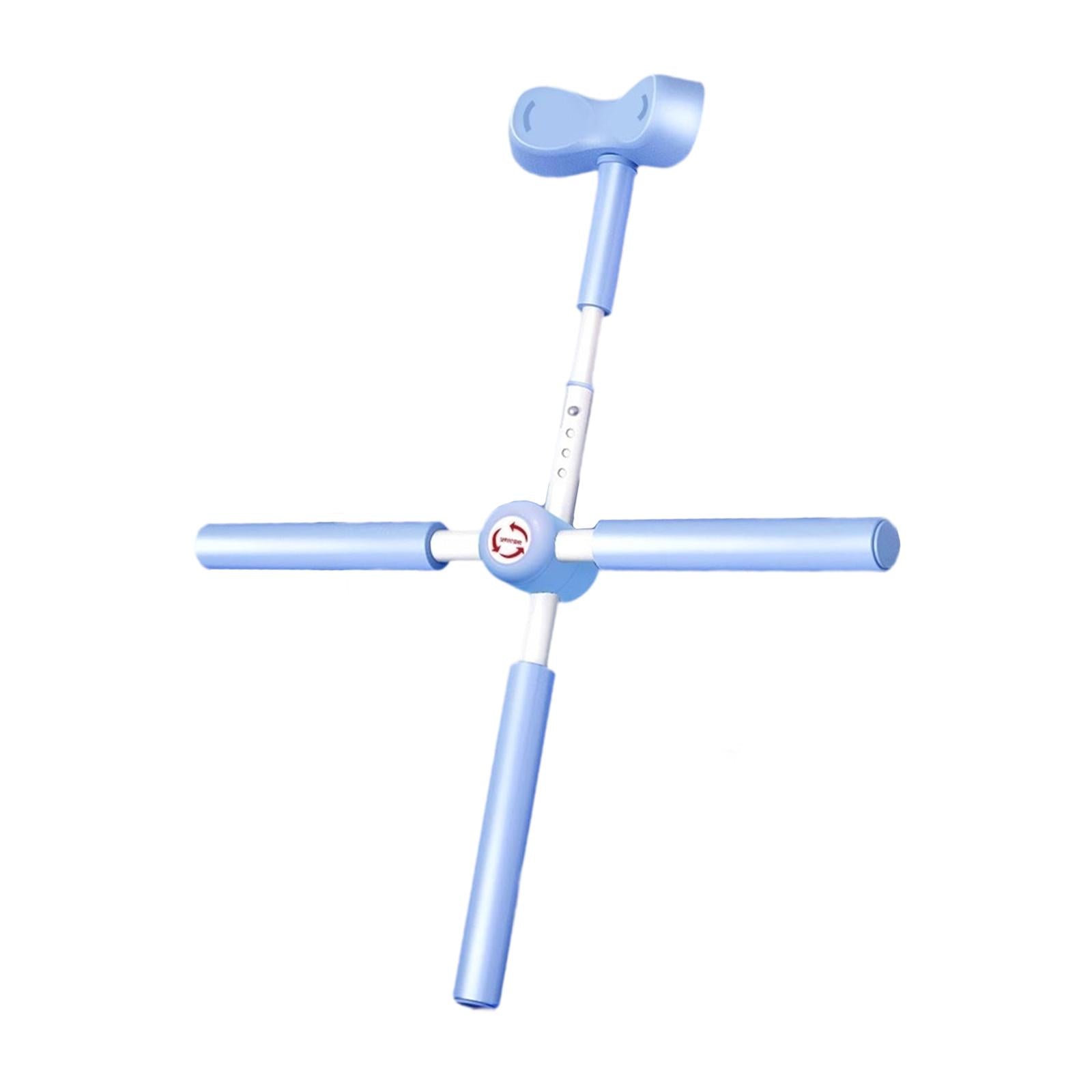 Yoga Stick Comfortable Headrest Four Adjustable Levels Dance Cross Open Back Blue