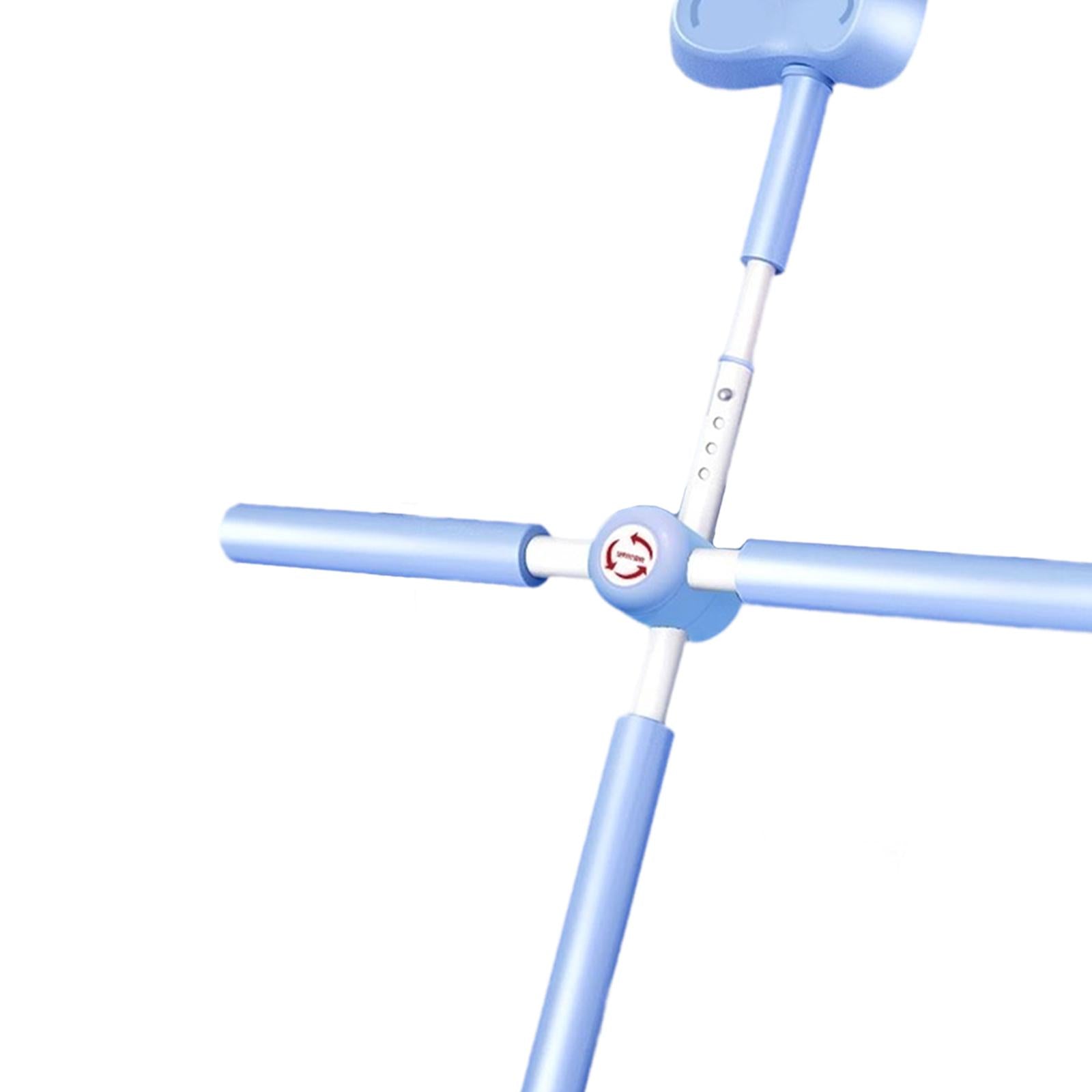 Yoga Stick Comfortable Headrest Four Adjustable Levels Dance Cross Open Back Blue