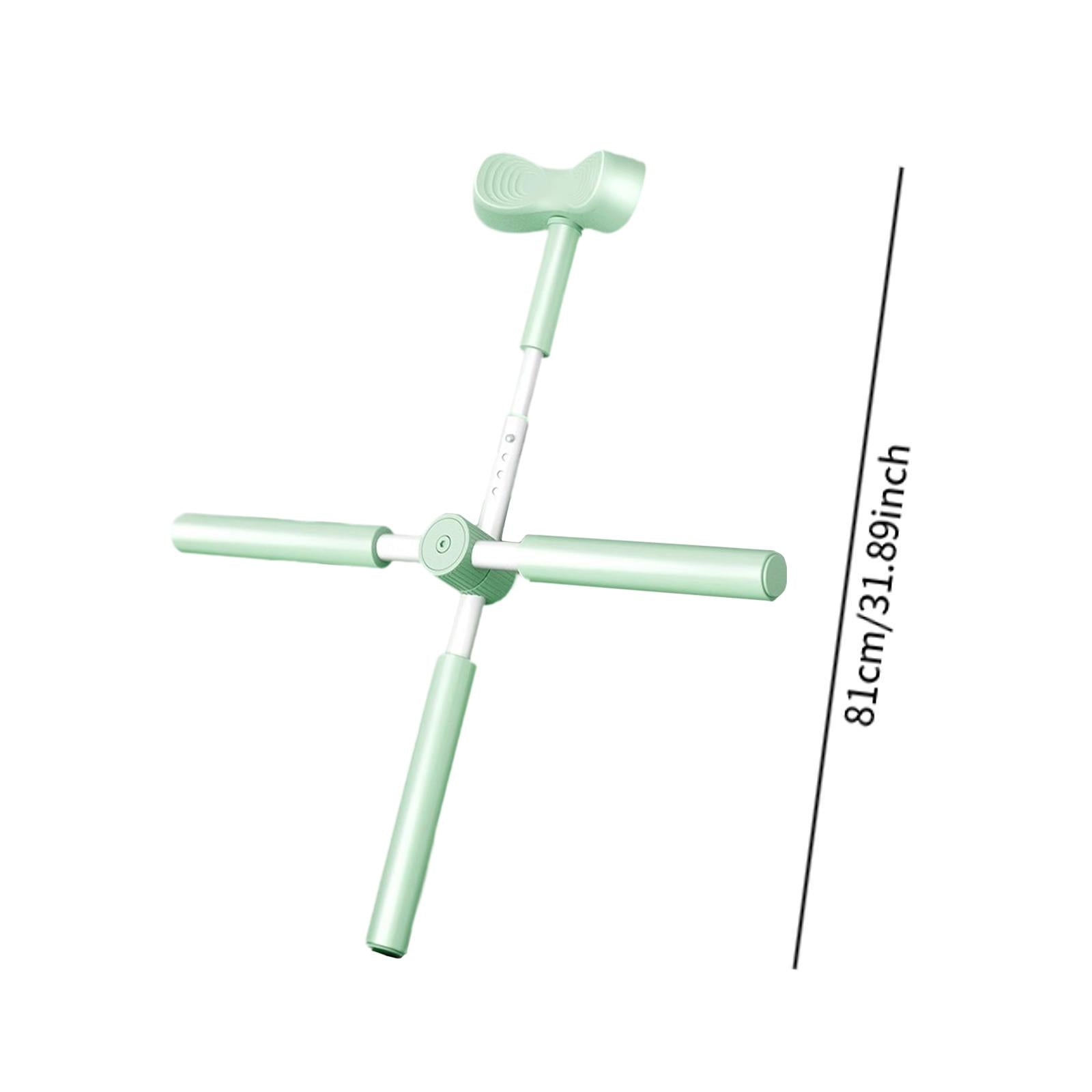 Yoga Stick Comfortable Headrest Four Adjustable Levels Dance Cross Open Back Green