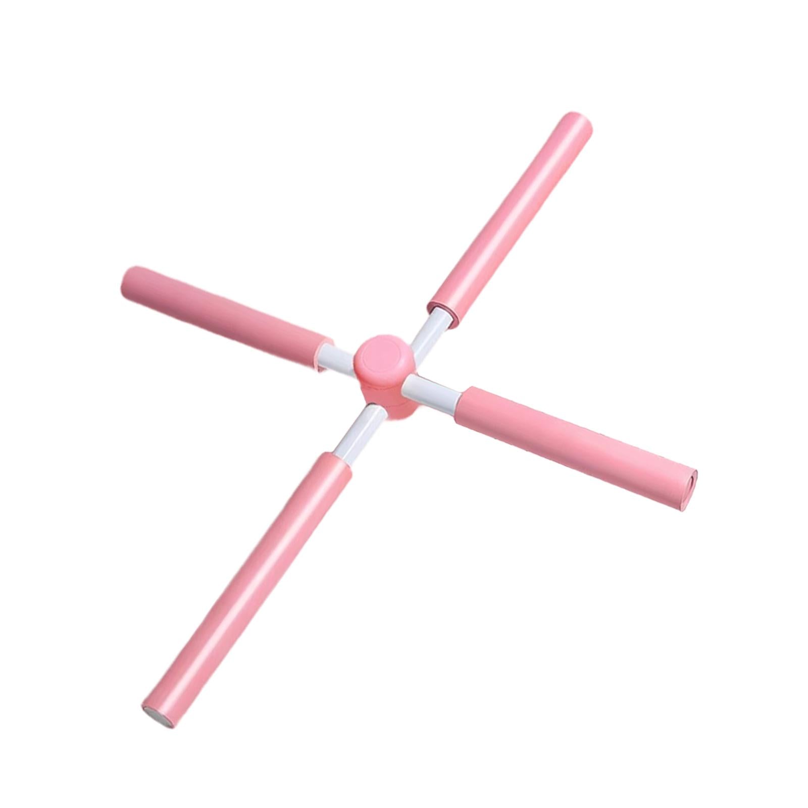 Yoga Stick Adjustable Gift Office Home Gym Fitness Hunchback Artifact Pink