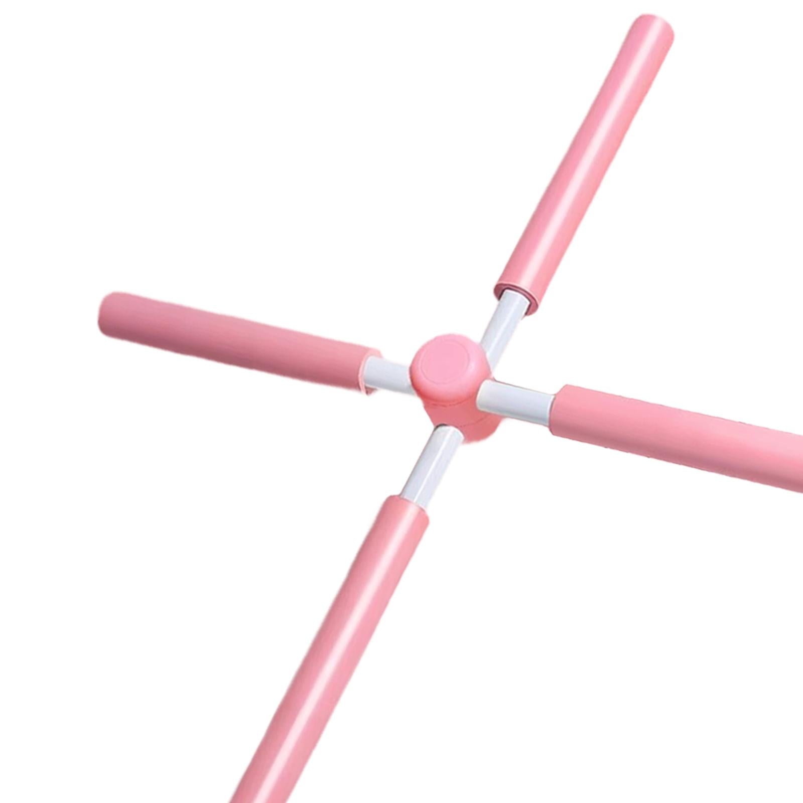 Yoga Stick Adjustable Gift Office Home Gym Fitness Hunchback Artifact Pink