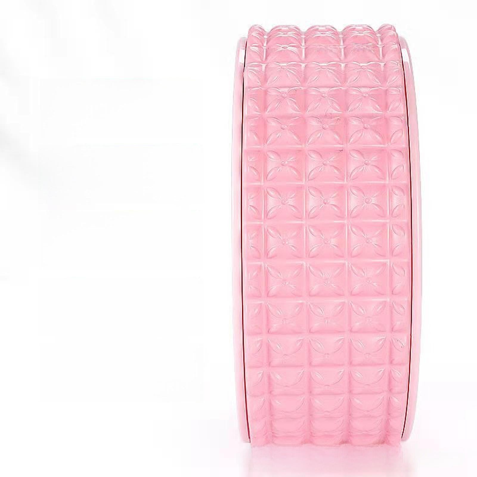 Yoga Wheel Beginners Lightweight Soft Muscle Wheel Back Stretching Equipment Pink