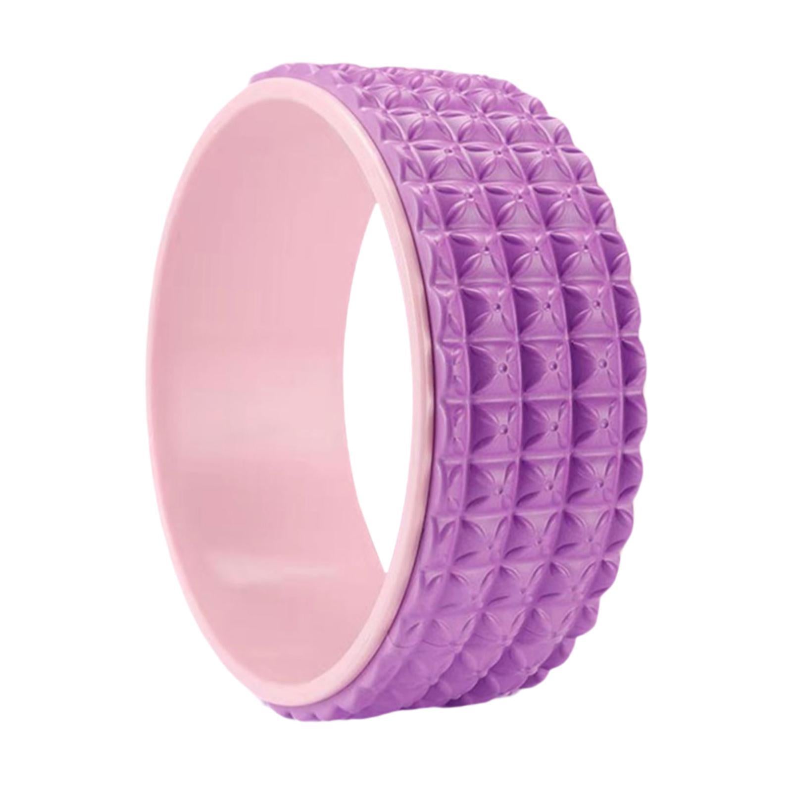 Yoga Wheel Beginners Lightweight Soft Muscle Wheel Back Stretching Equipment Violet