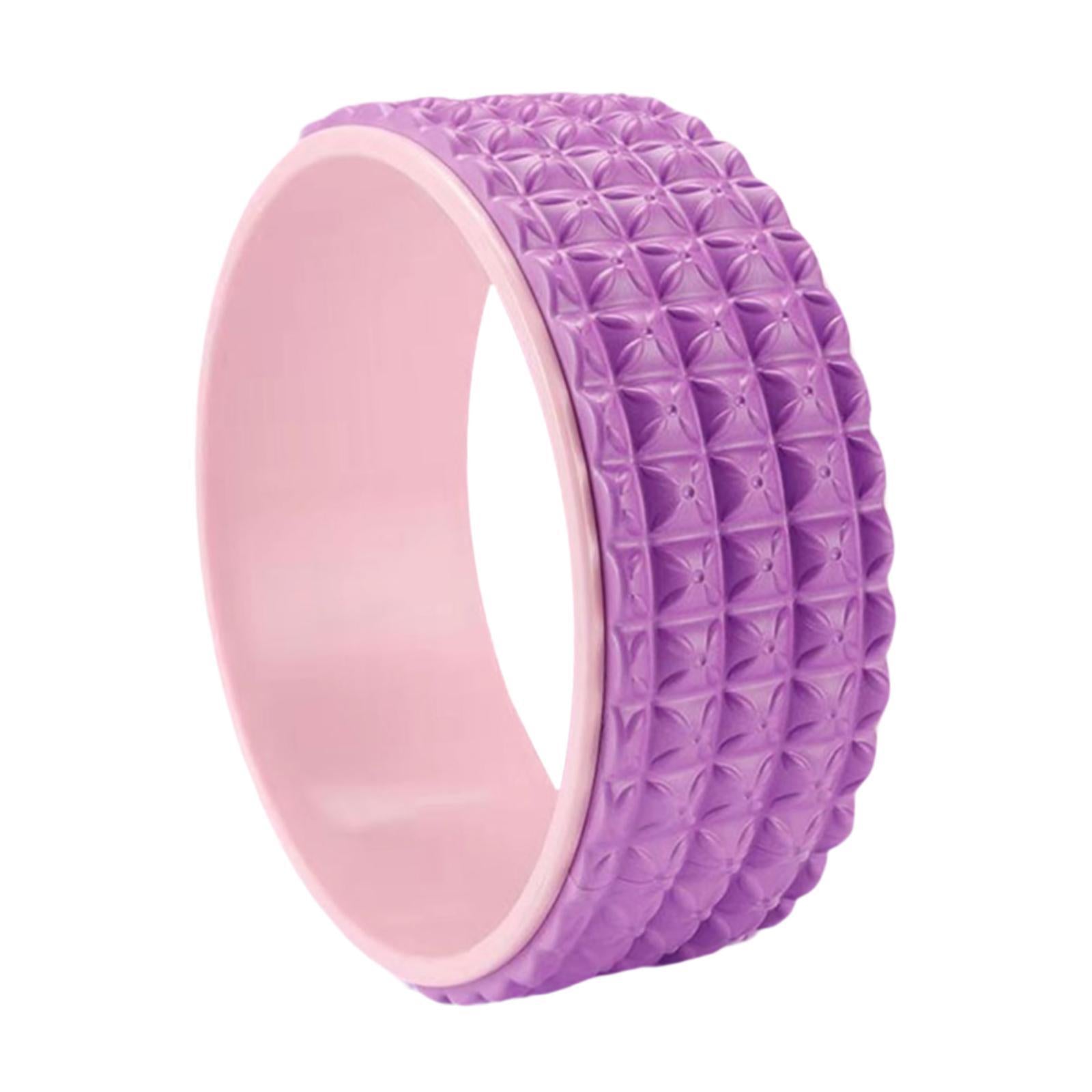 Yoga Wheel Beginners Lightweight Soft Muscle Wheel Back Stretching Equipment Violet