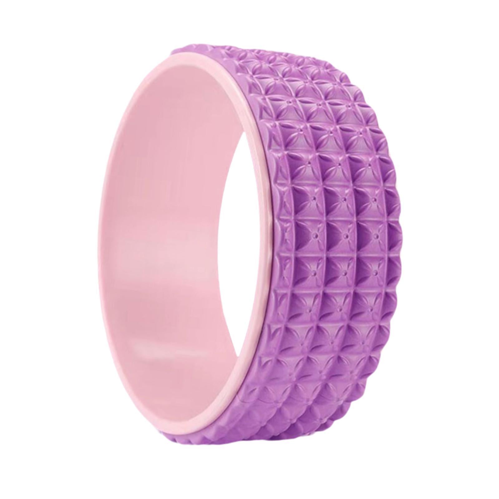 Yoga Wheel Beginners Lightweight Soft Muscle Wheel Back Stretching Equipment Violet