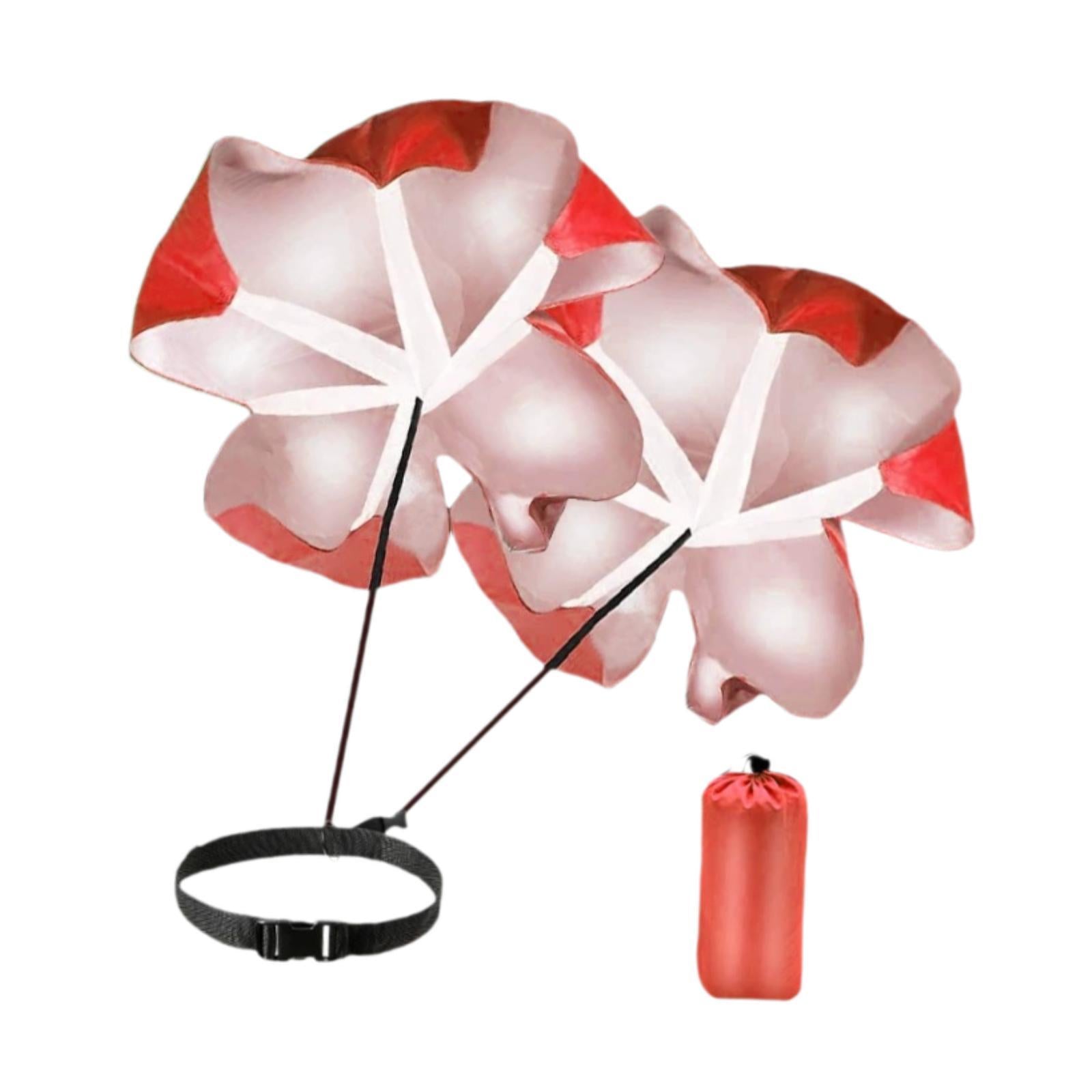 Running Speed Chute Powerchute Umbrella for Soccer Core Strength Kids Adults Red