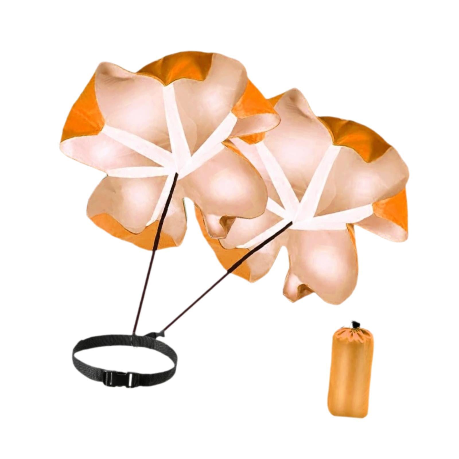 Running Speed Chute Powerchute Umbrella for Soccer Core Strength Kids Adults Orange