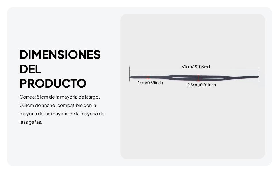 Swimming Goggles Strap Universal Swim Eyewear Strap for Dive Surfing Snorkel Black