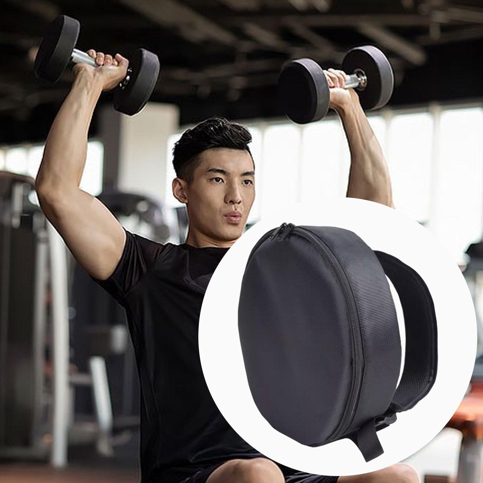 Weight Plate Carrier Backpack Barbell Plate Carrying Bag for Exercise Sports