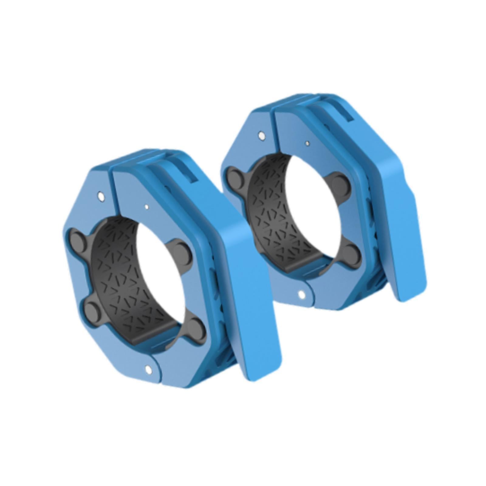 2 Pieces Barbell Collars Barbell Lock Collar Clips for Home Gym Dumbbell Bar Blue