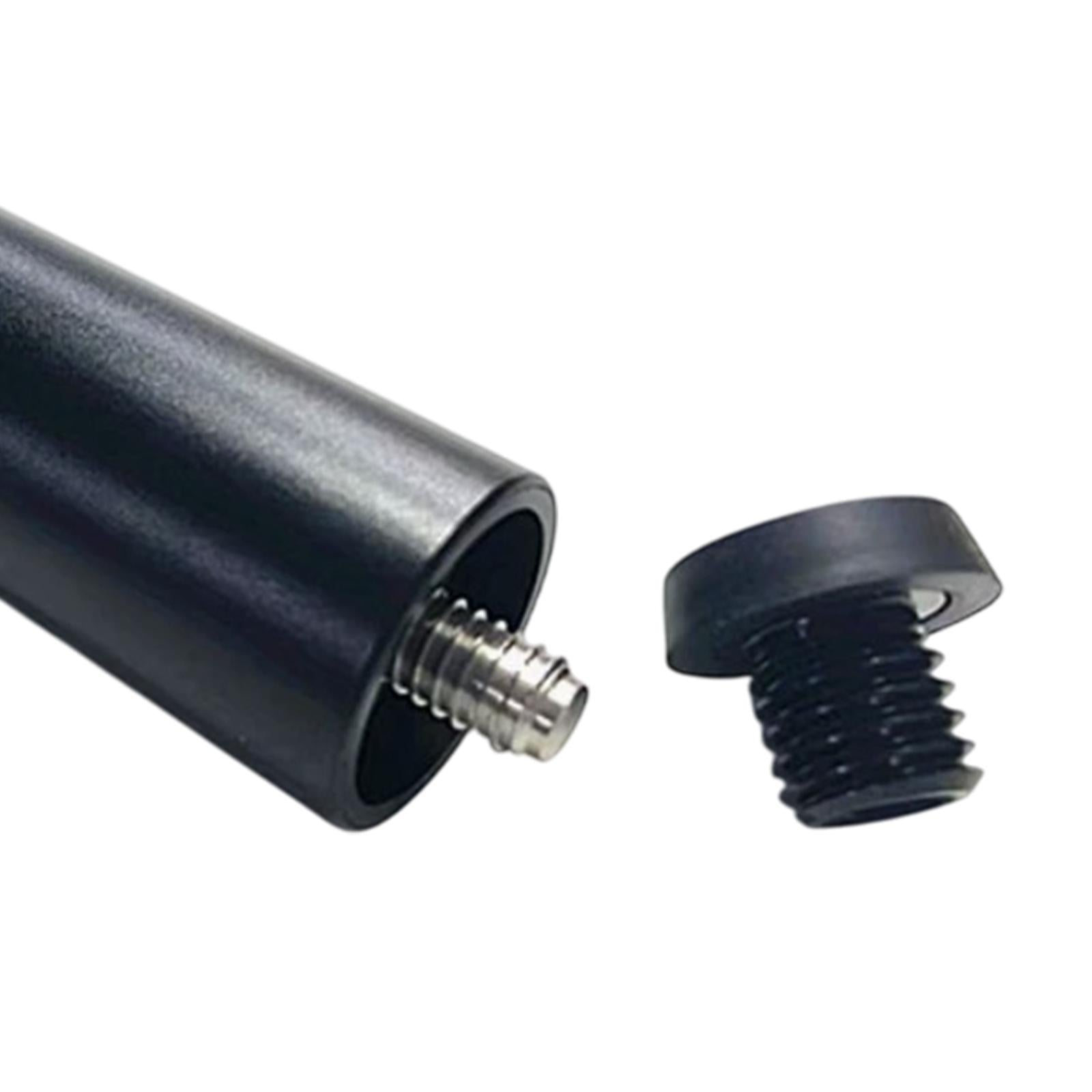 Pool Cue Extension Compact Aluminum Alloy Lightweight Convenient with Bumper