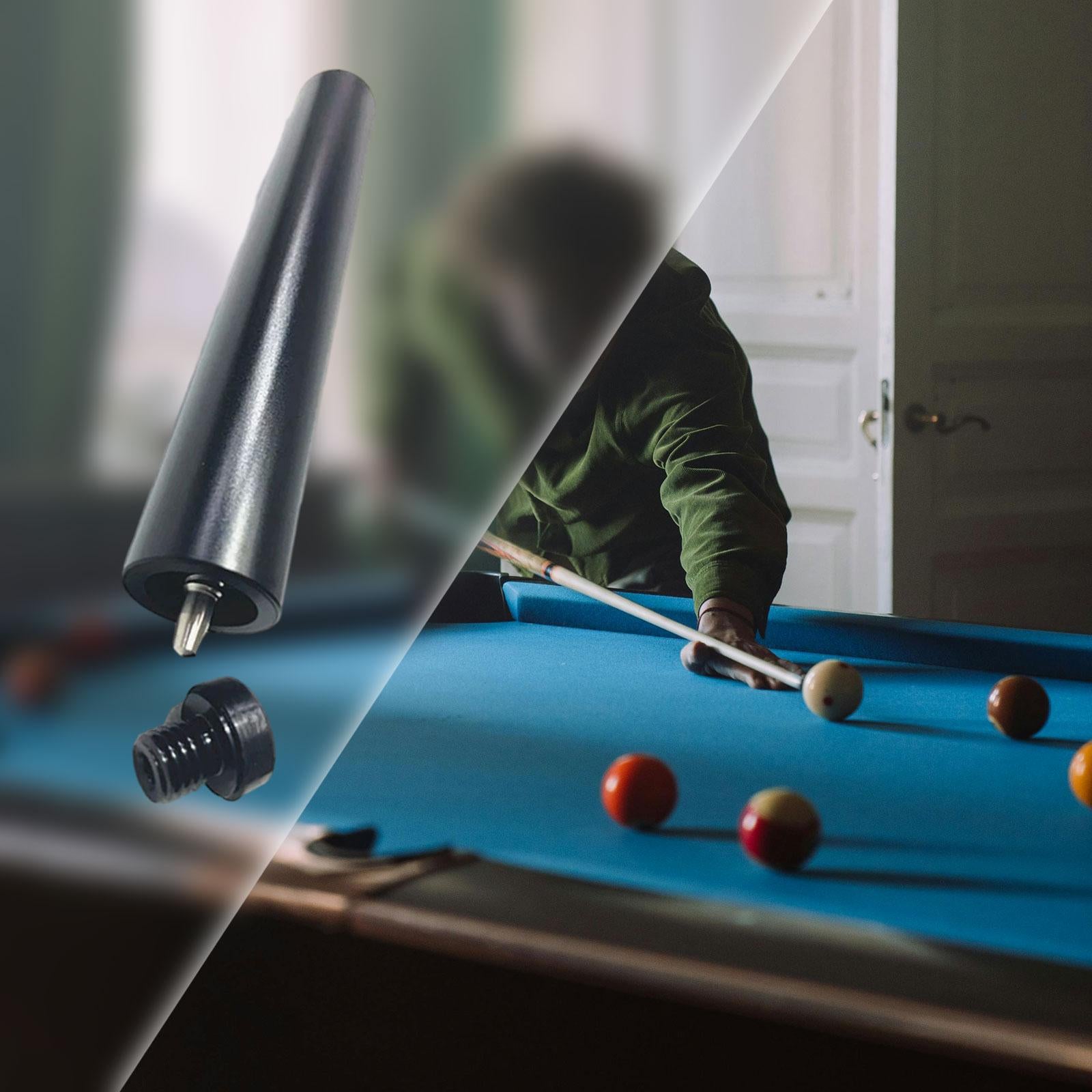 Pool Cue Extension Billiard Accessories Length 20cm Professional with Bumper