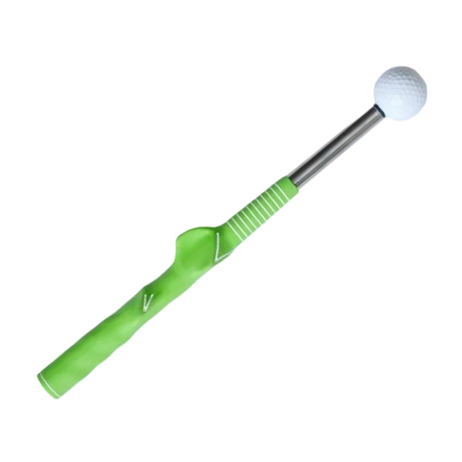 Golf Swing Train Exercise Warm up Stick for Strength Rhythm Indoor Outdoor green
