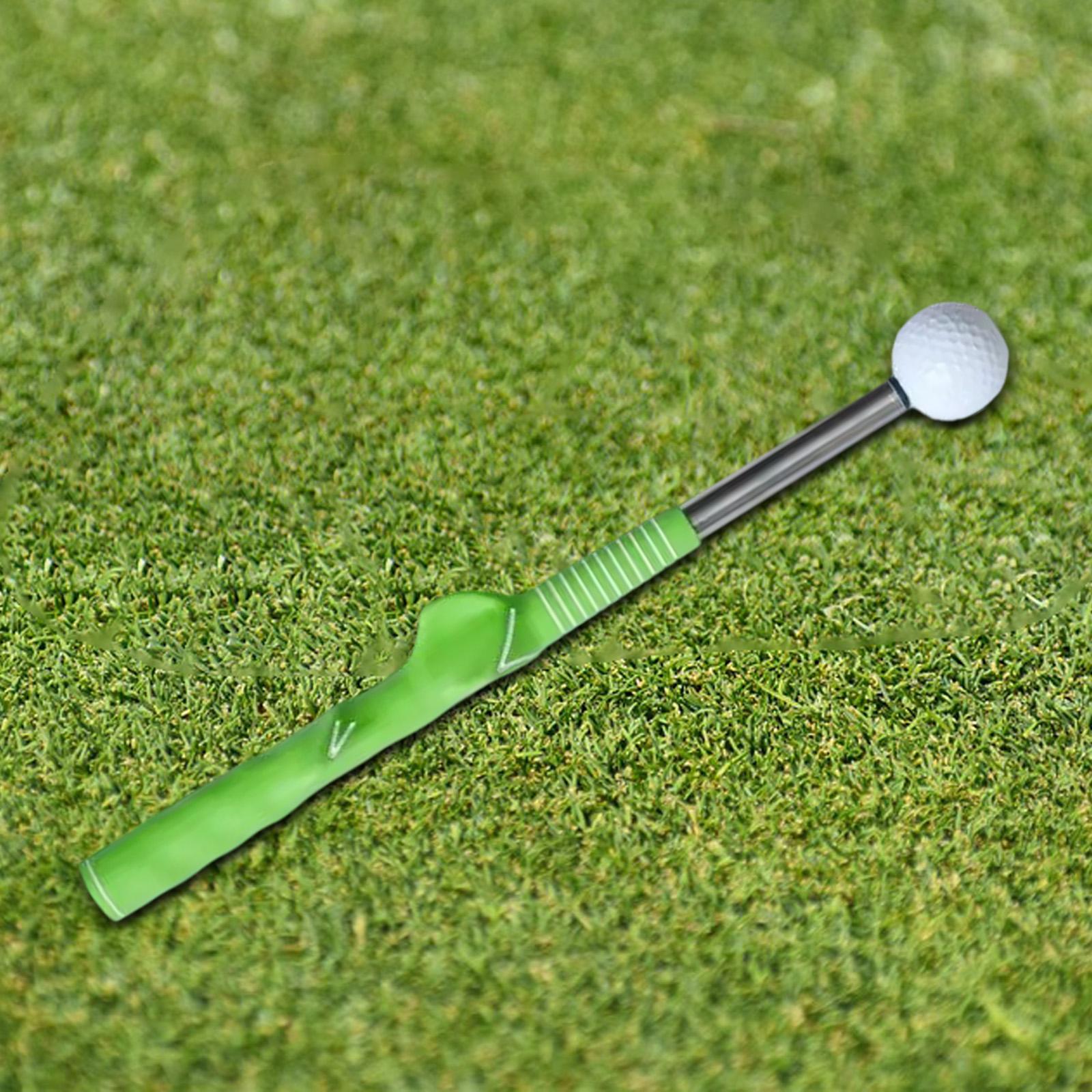 Golf Swing Train Exercise Warm up Stick for Strength Rhythm Indoor Outdoor green