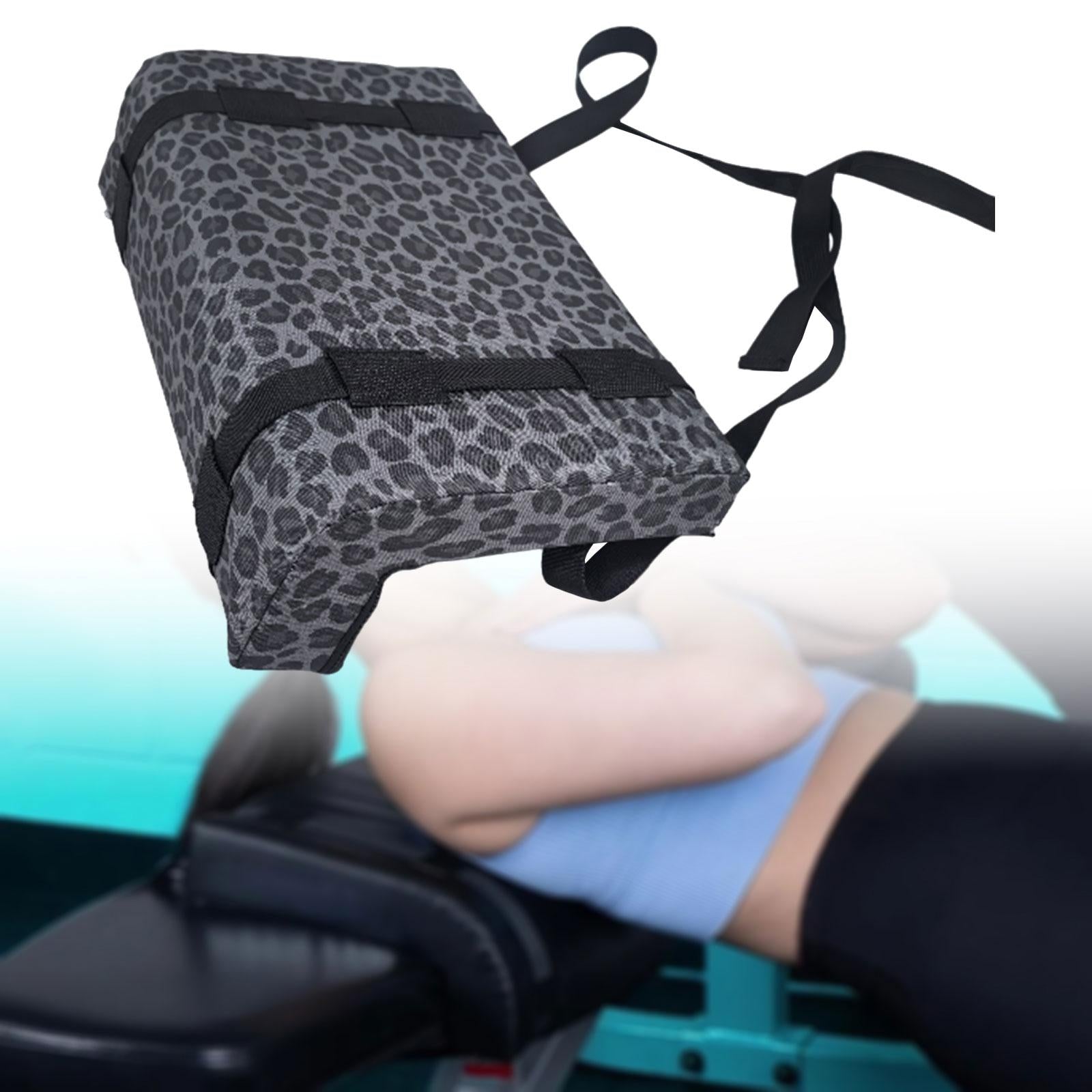Hip Thrust Bench Pad Squat Rack Back Support for Barbell Fitness Bench Press Leopard