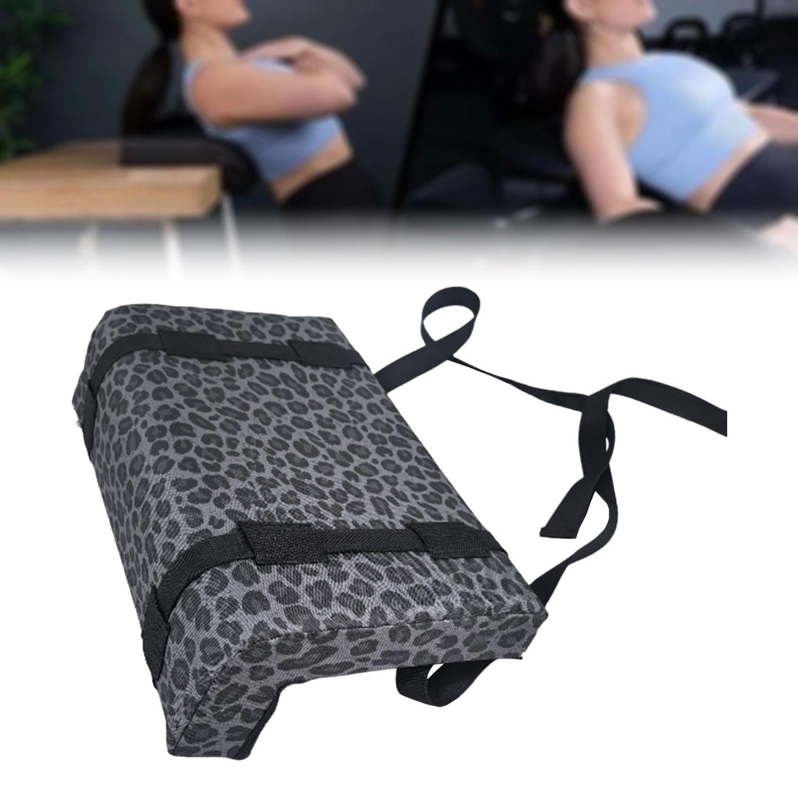 Hip Thrust Bench Pad Squat Rack Back Support for Barbell Fitness Bench Press Leopard