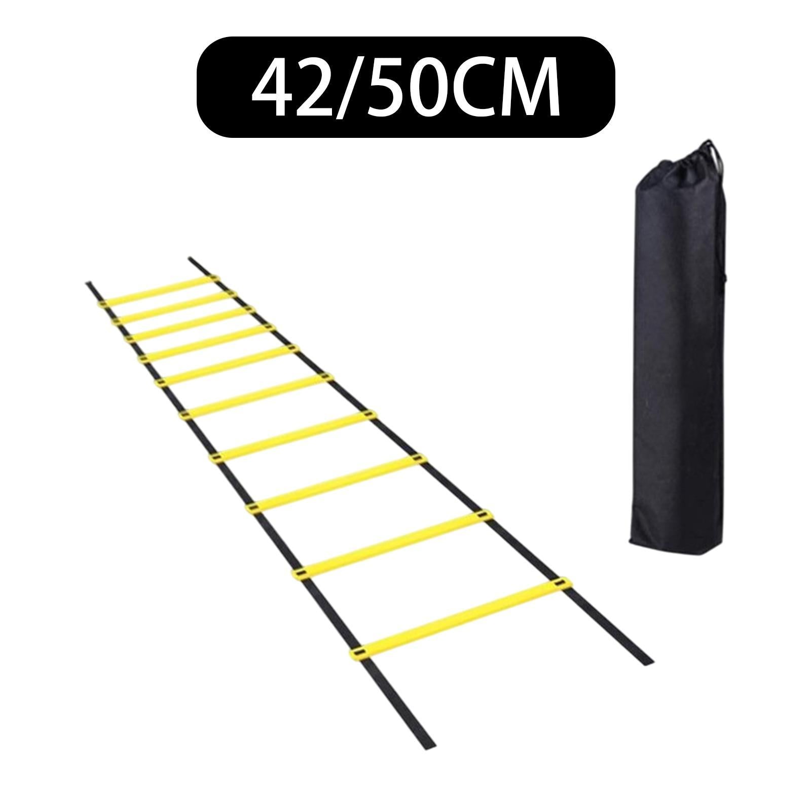 Football Agility Ladder Rugby Volleyball Home Gym Staircase Portable Folding S