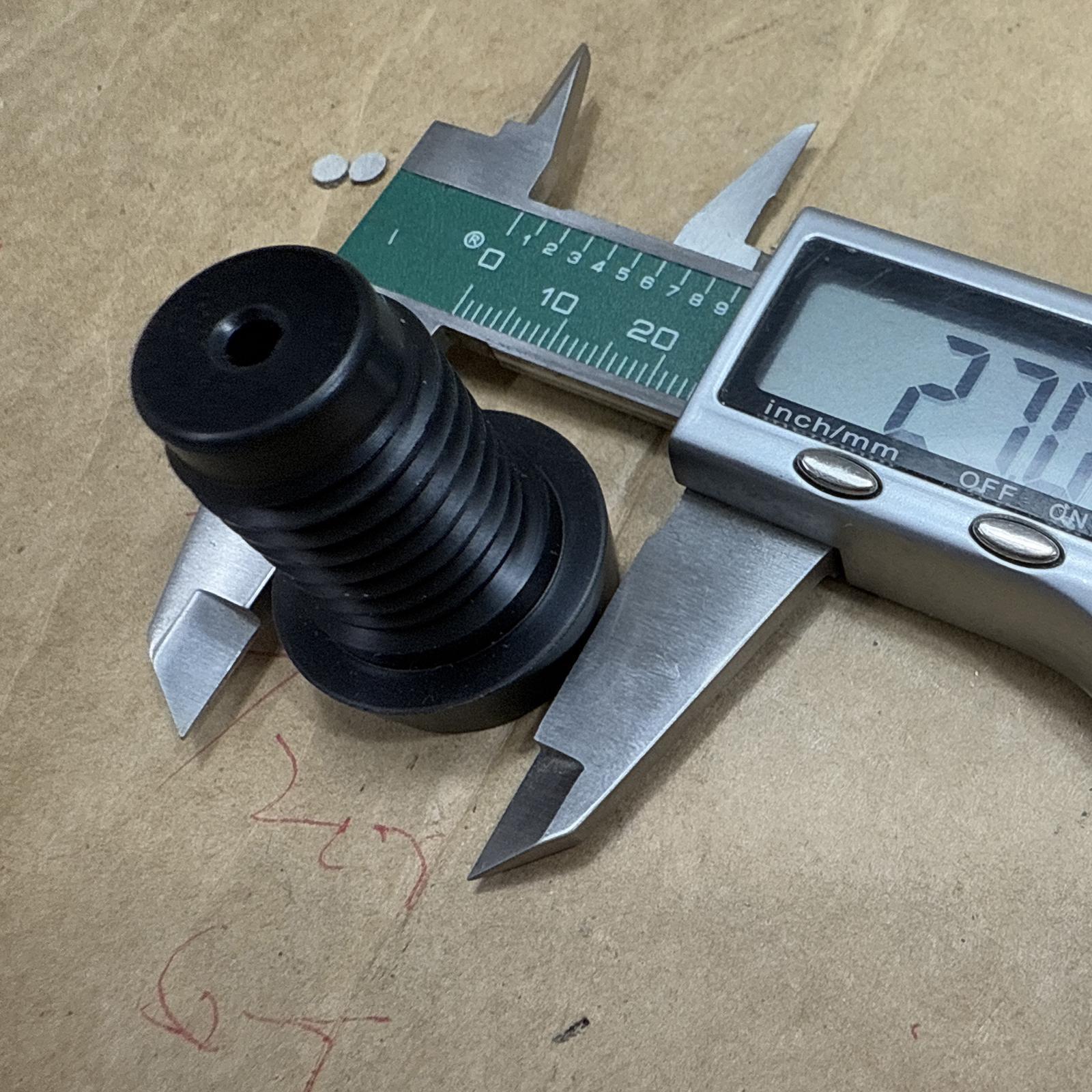 Billiard Cue Bottom Plug Lightweight Sturdy Pool Cue Bottom Bumper Protector 12.5MM