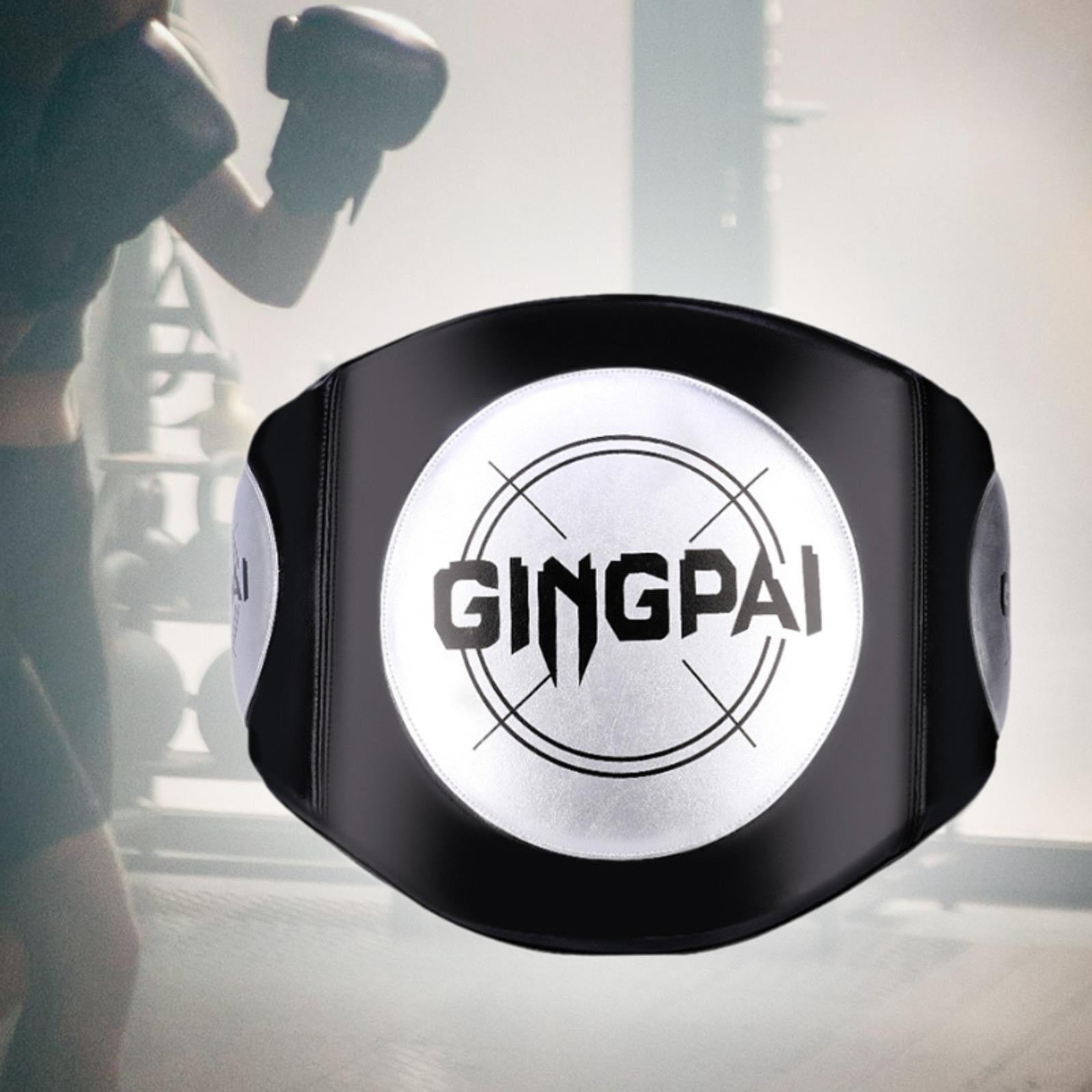 Boxing Body Protector Ergonomic Belly Pad for Kick Boxing Training Taekwondo silver