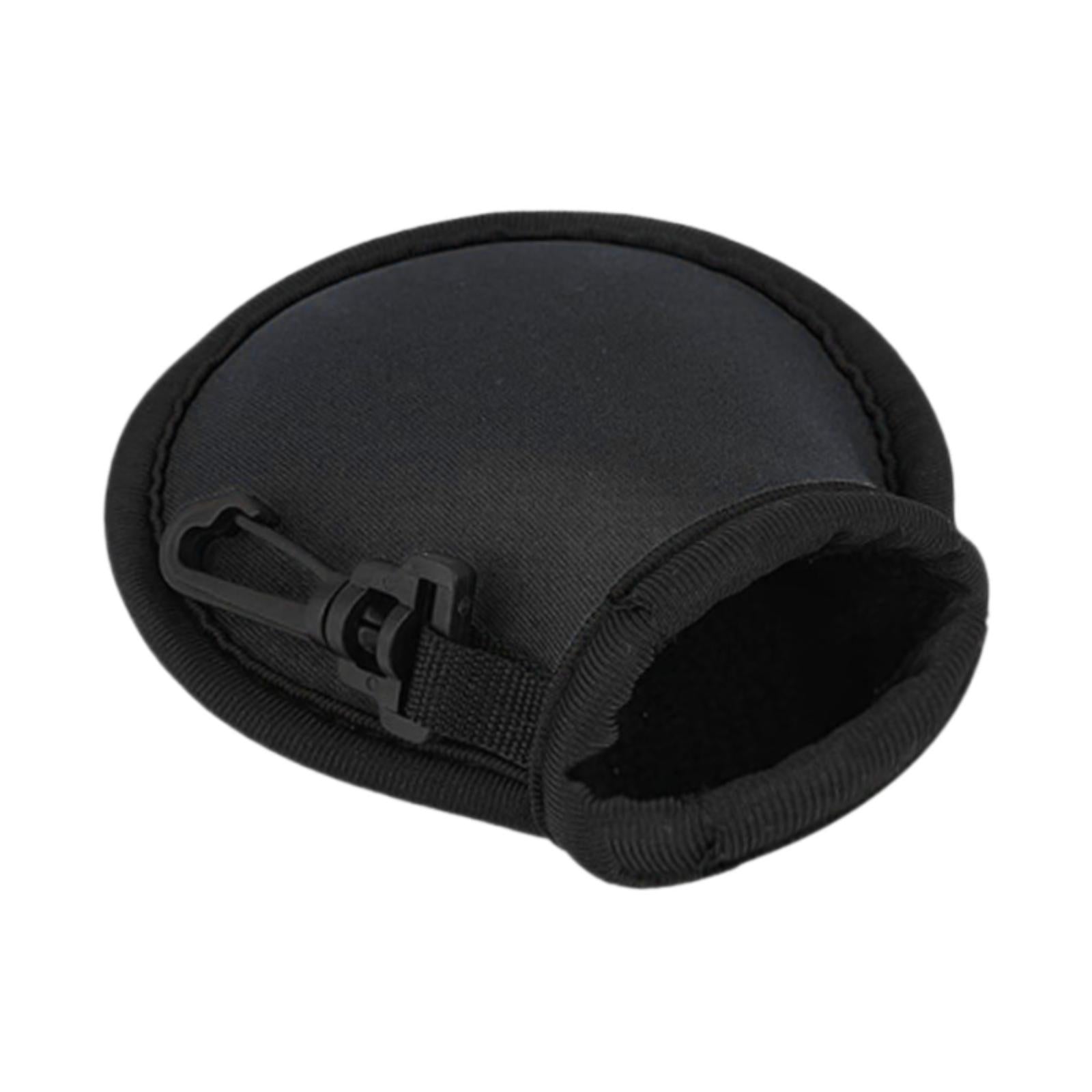 Golf Ball Washer Bag Neoprene Storage for Golf Course Exercise for Men Women black