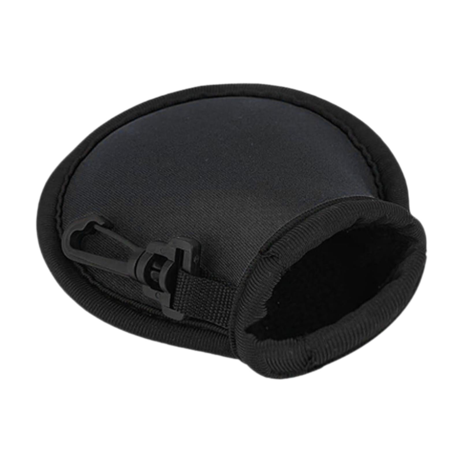 Golf Ball Washer Bag Neoprene Storage for Golf Course Exercise for Men Women black