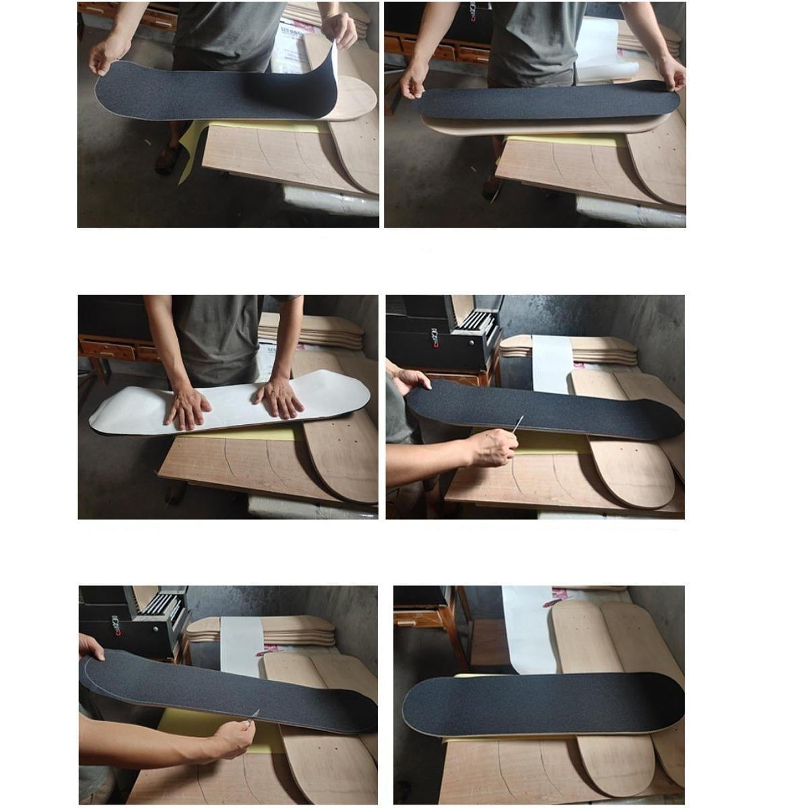 Skateboard Grip Tape Skateboard Sticker Longboard Supply Practical Anti Slip Rectangular