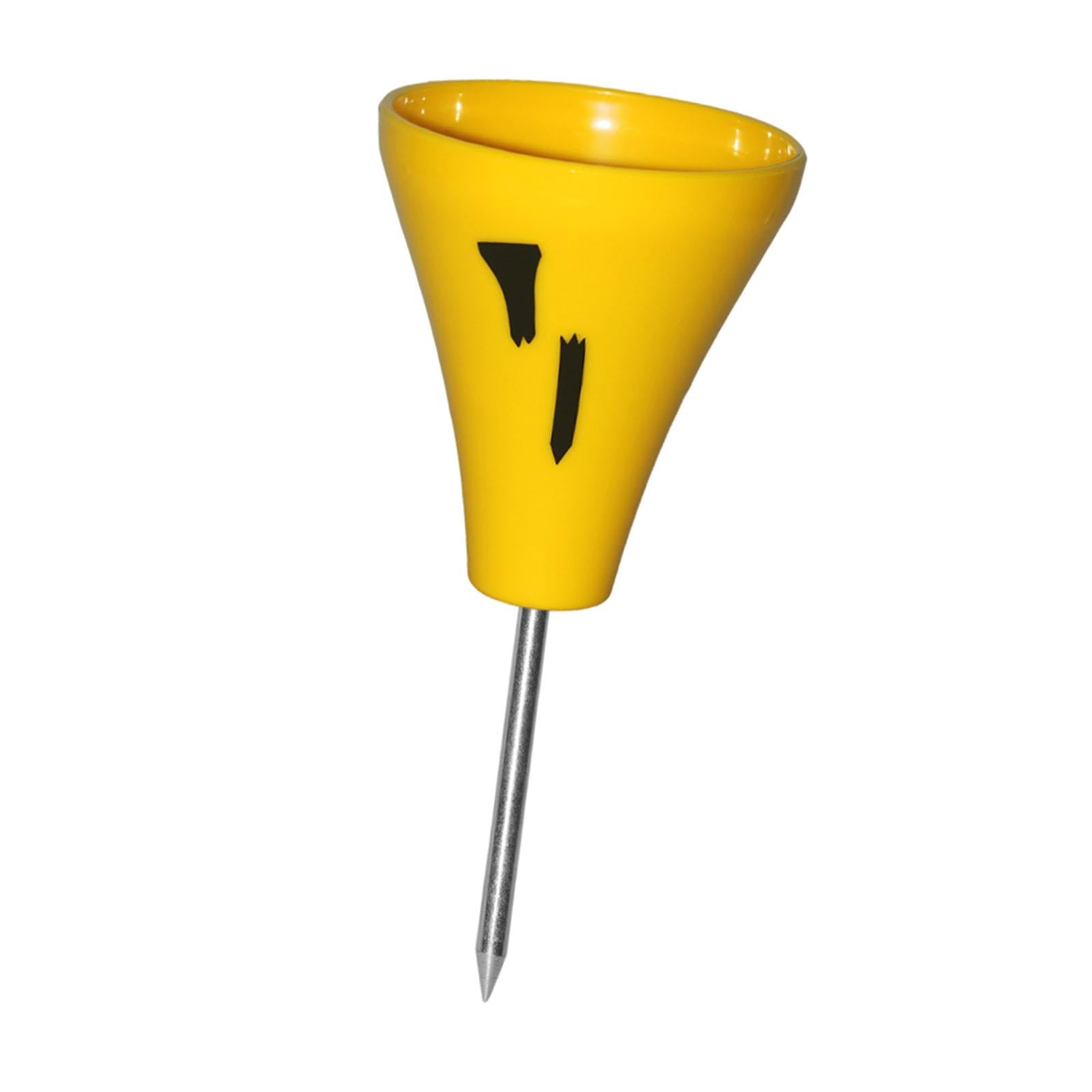 Golf Tee Holder Professional Unbreakable Improve Accuracy Practice Equipment yellow