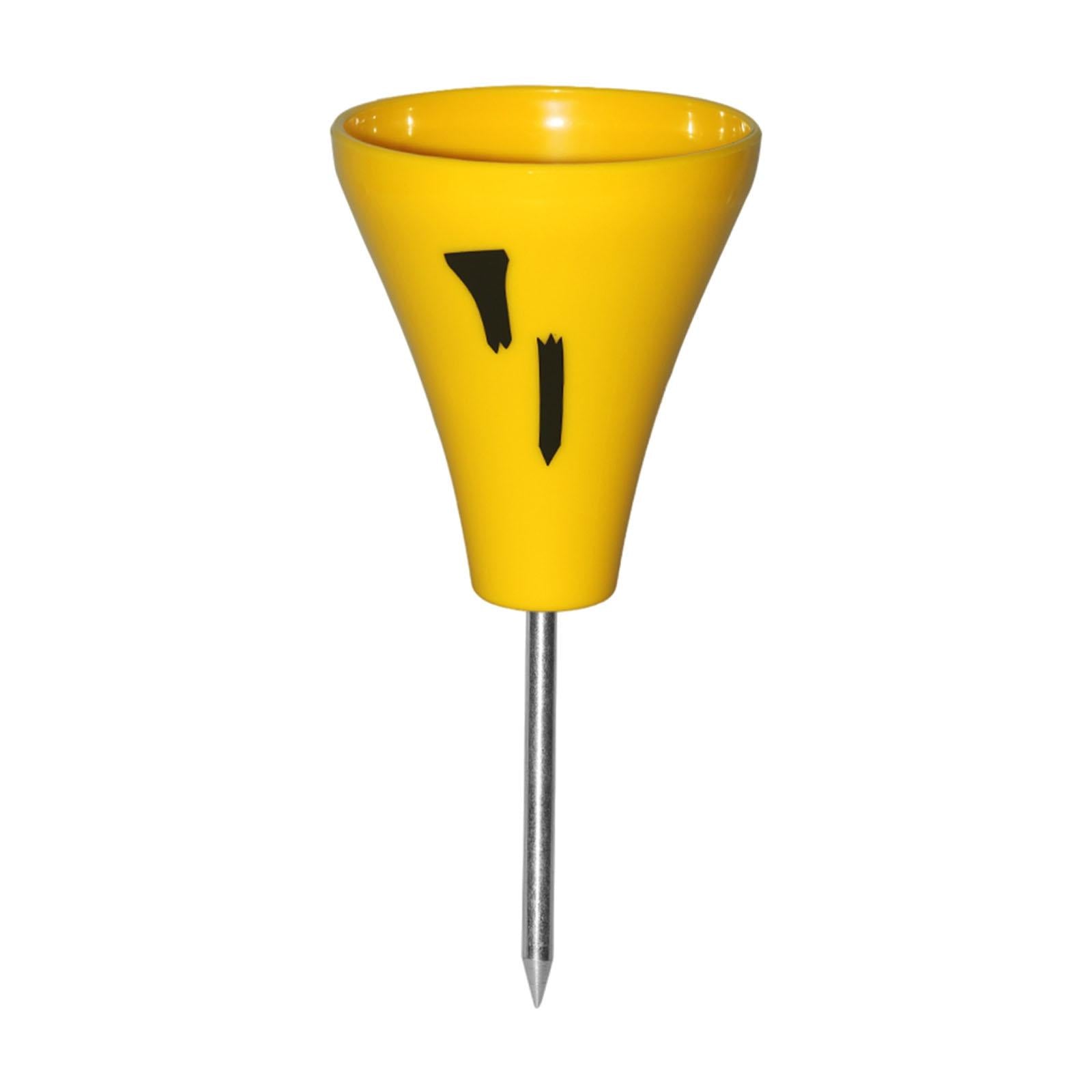 Golf Tee Holder Professional Unbreakable Improve Accuracy Practice Equipment yellow