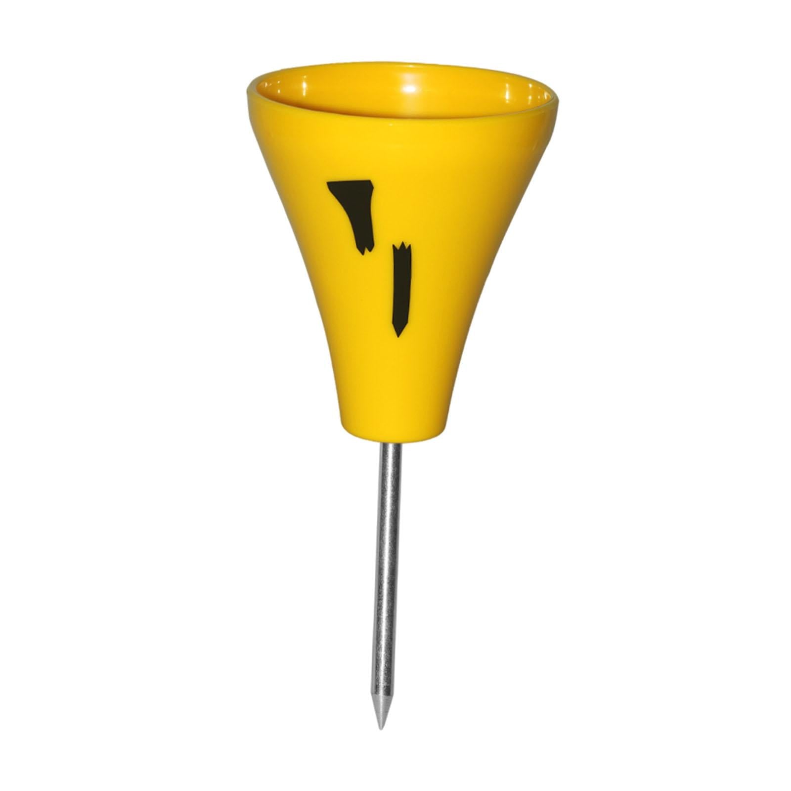 Golf Tee Holder Professional Unbreakable Improve Accuracy Practice Equipment yellow