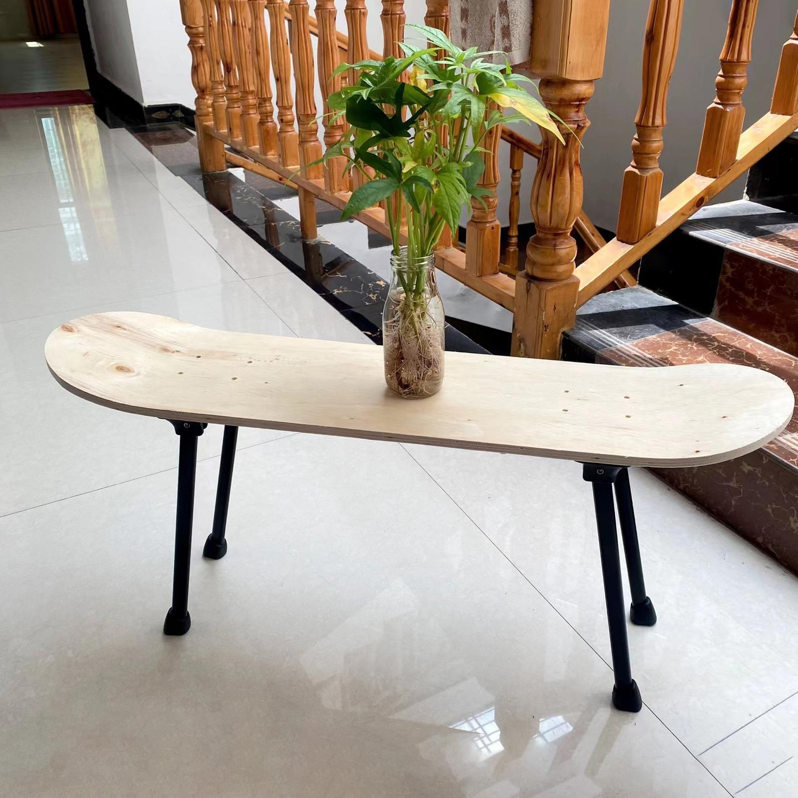 DIY Blank Skateboard Deck for Kids for Cruising Wall Decoration Coffee Table 60cmx15cm
