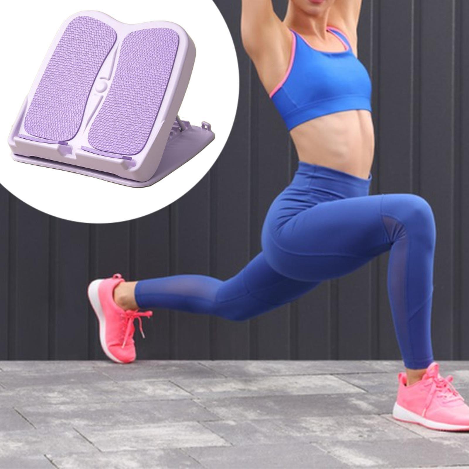 Slant Board for Calf Stretching Leg Stretching Incline Board for Squats Heel violet