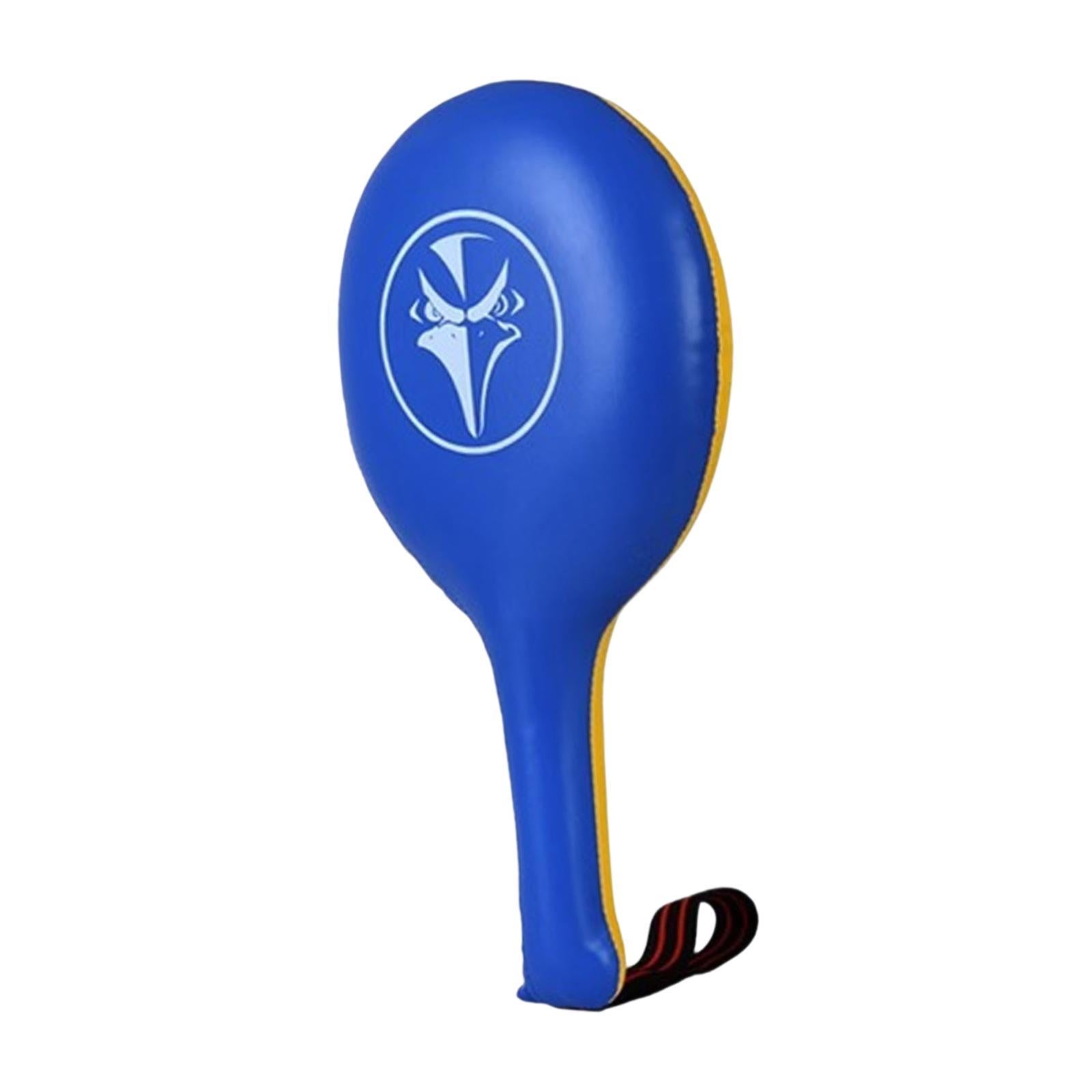 Boxing Target Paddle Punching and Striking Pad for Muay Thai Fitness Workout Yellow Blue