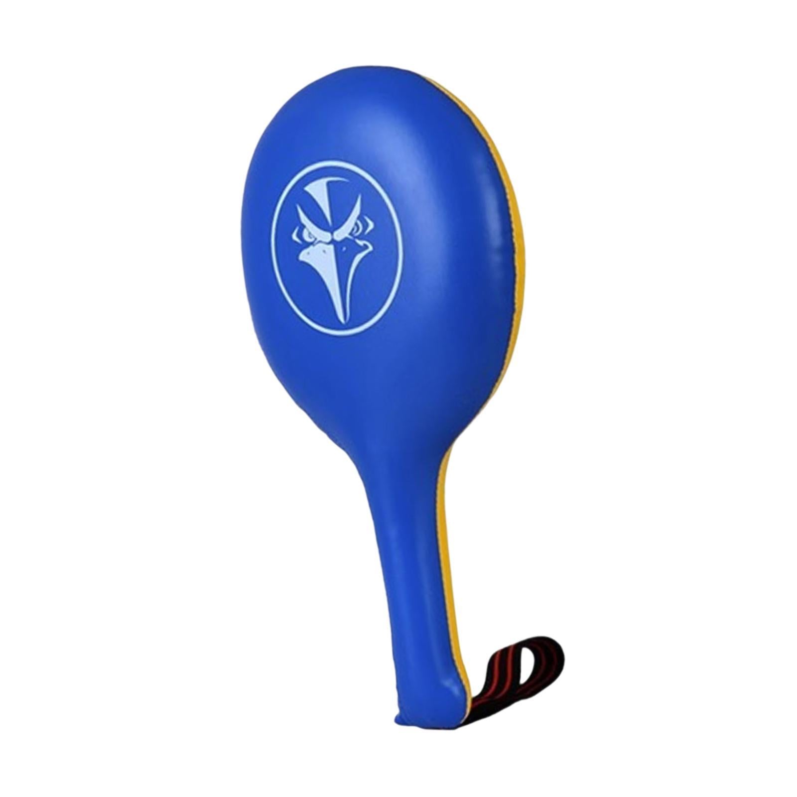 Boxing Target Paddle Punching and Striking Pad for Muay Thai Fitness Workout Yellow Blue