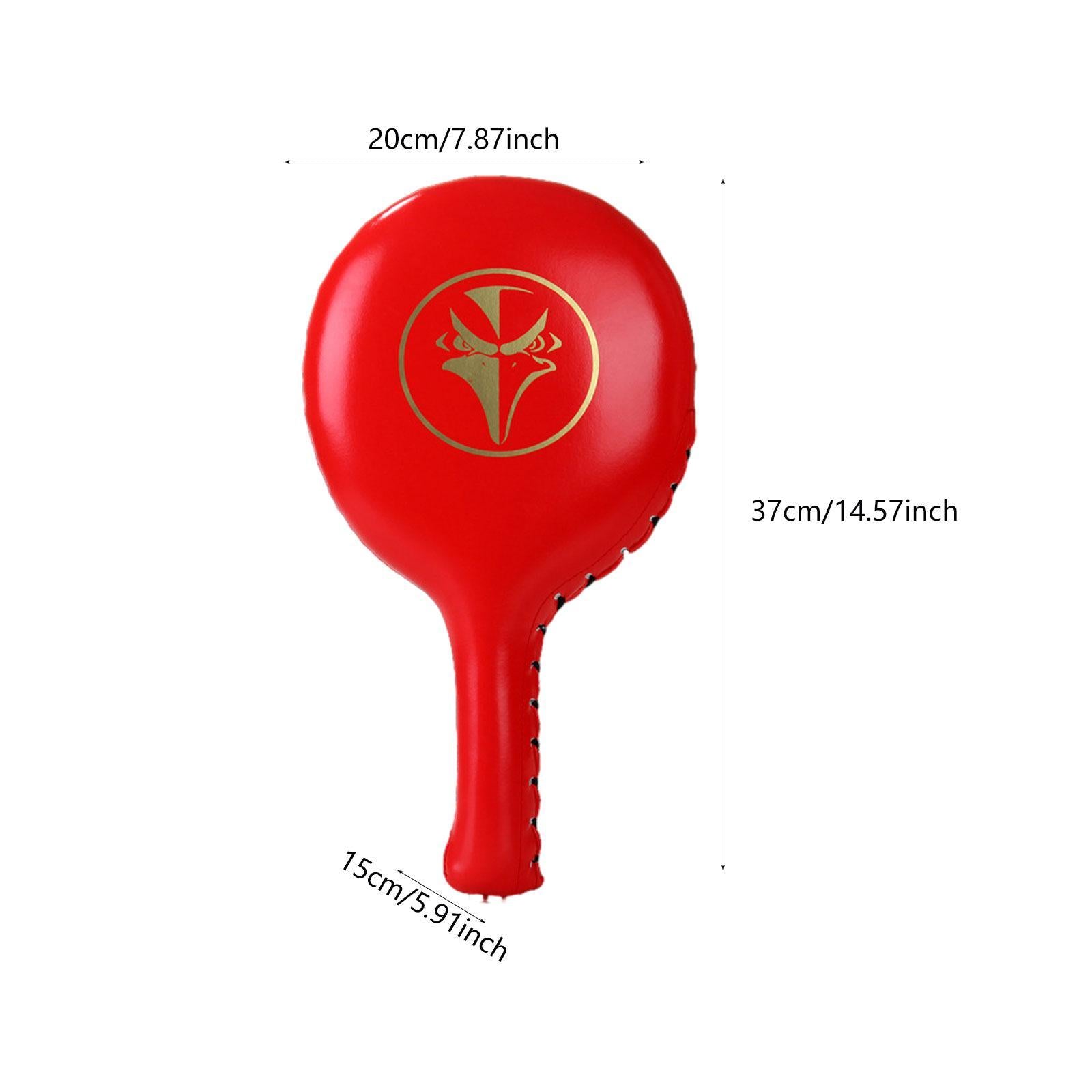 Boxing Target Paddle Punching and Striking Pad for Muay Thai Fitness Workout Red