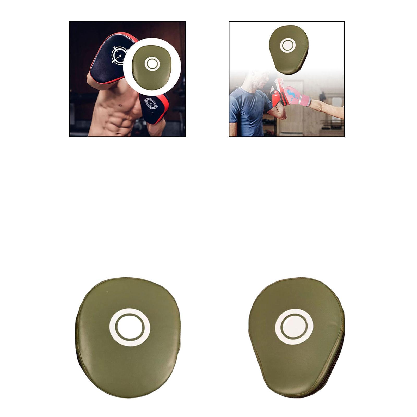 Boxing Pad Boxing Supplies Striking Pad Focus Mitts for Mma Taekwondo Fitness Round Hand Pad