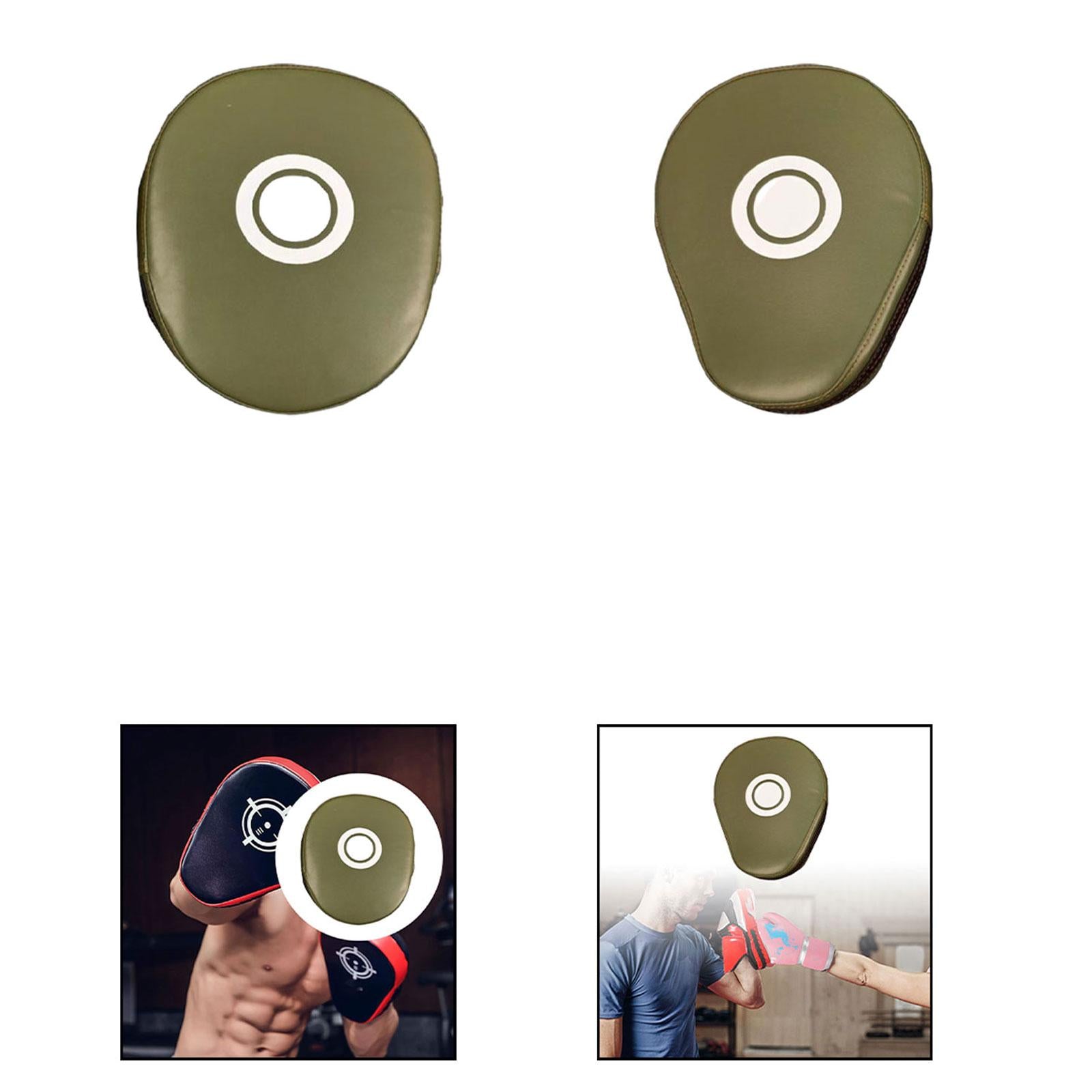 Boxing Pad Boxing Supplies Striking Pad Focus Mitts for Mma Taekwondo Fitness Round Hand Pad
