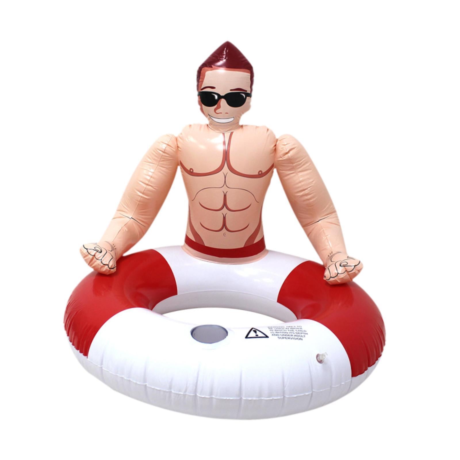 Inflatable Swimming Ring Novelty for Adults Beach Float for Beach Water Park
