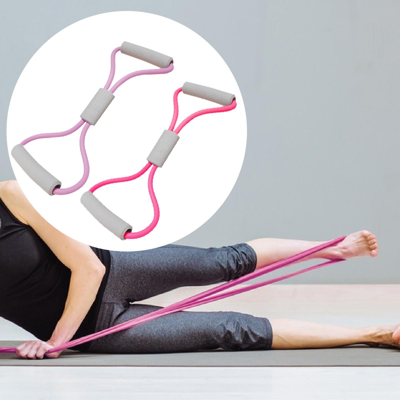 Fitness Resistance Band Yoga Latex Muscle Training Home Stretch Fitness Band Purple